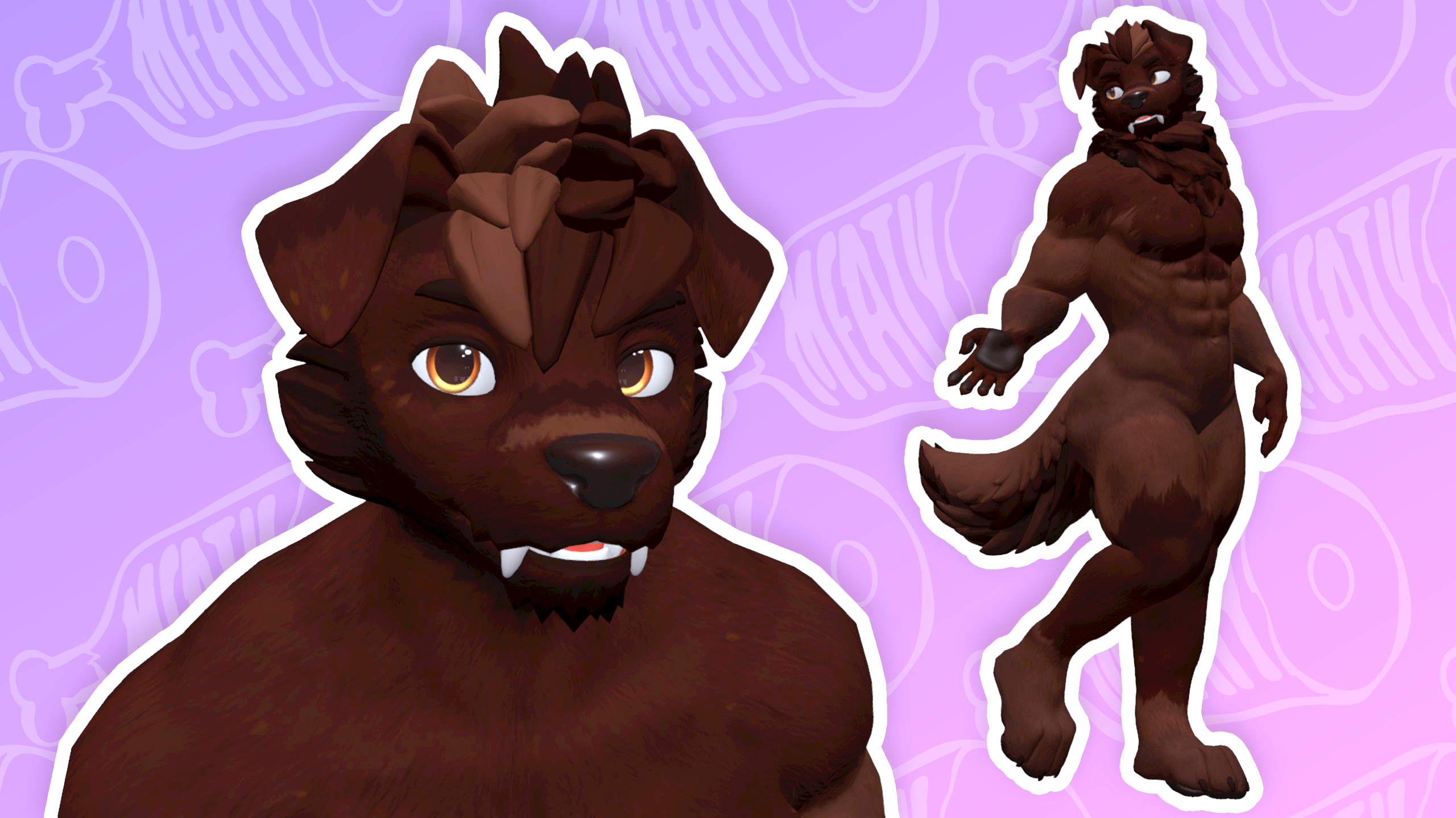 Triple Chocolate Labrador ðŠ - Winterpaw Canine Textures