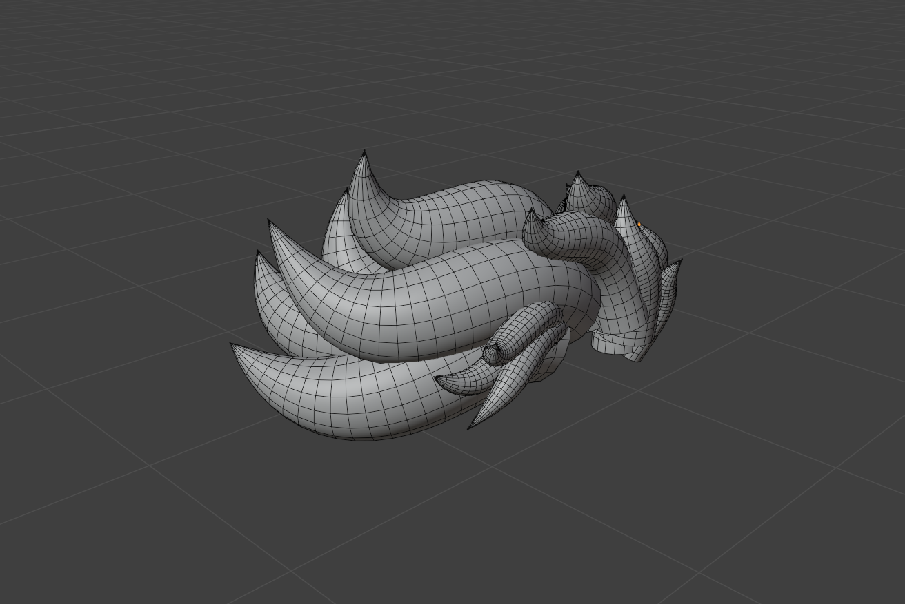 VRChat | Fluffy Mohawk Hairstyle
