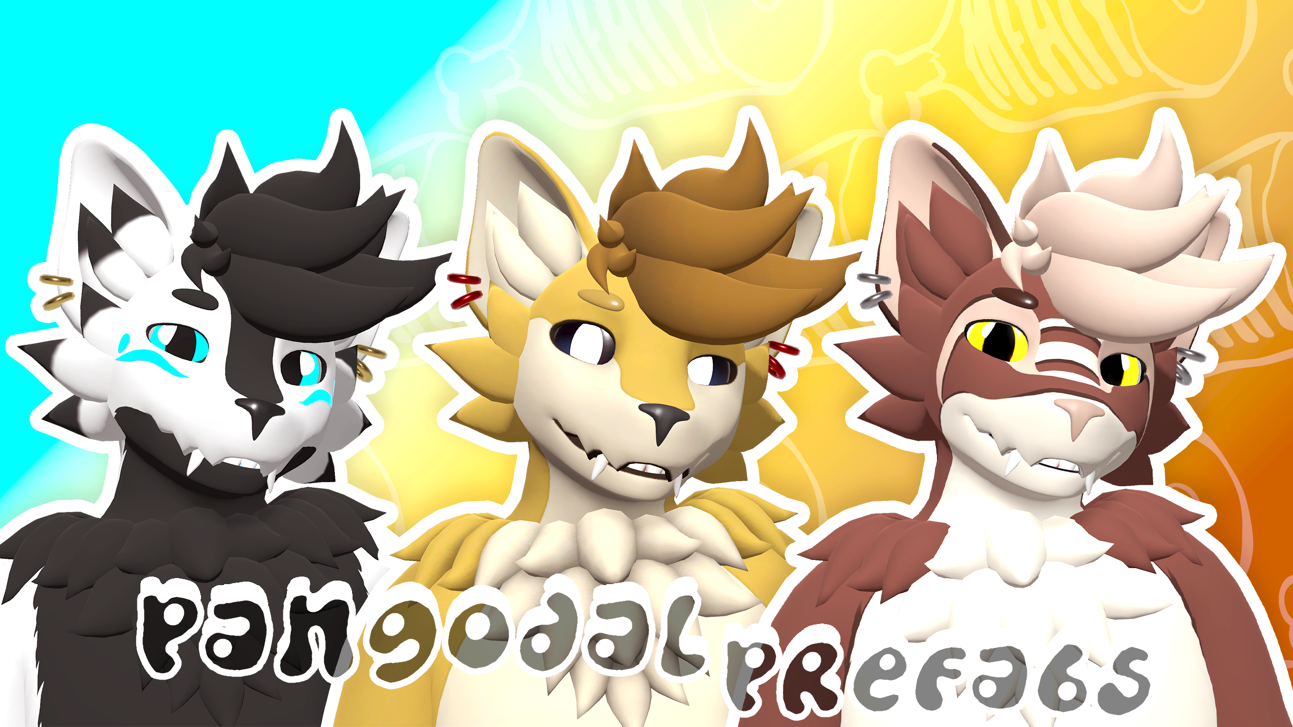 VRChat | Fluffy Mohawk Hairstyle