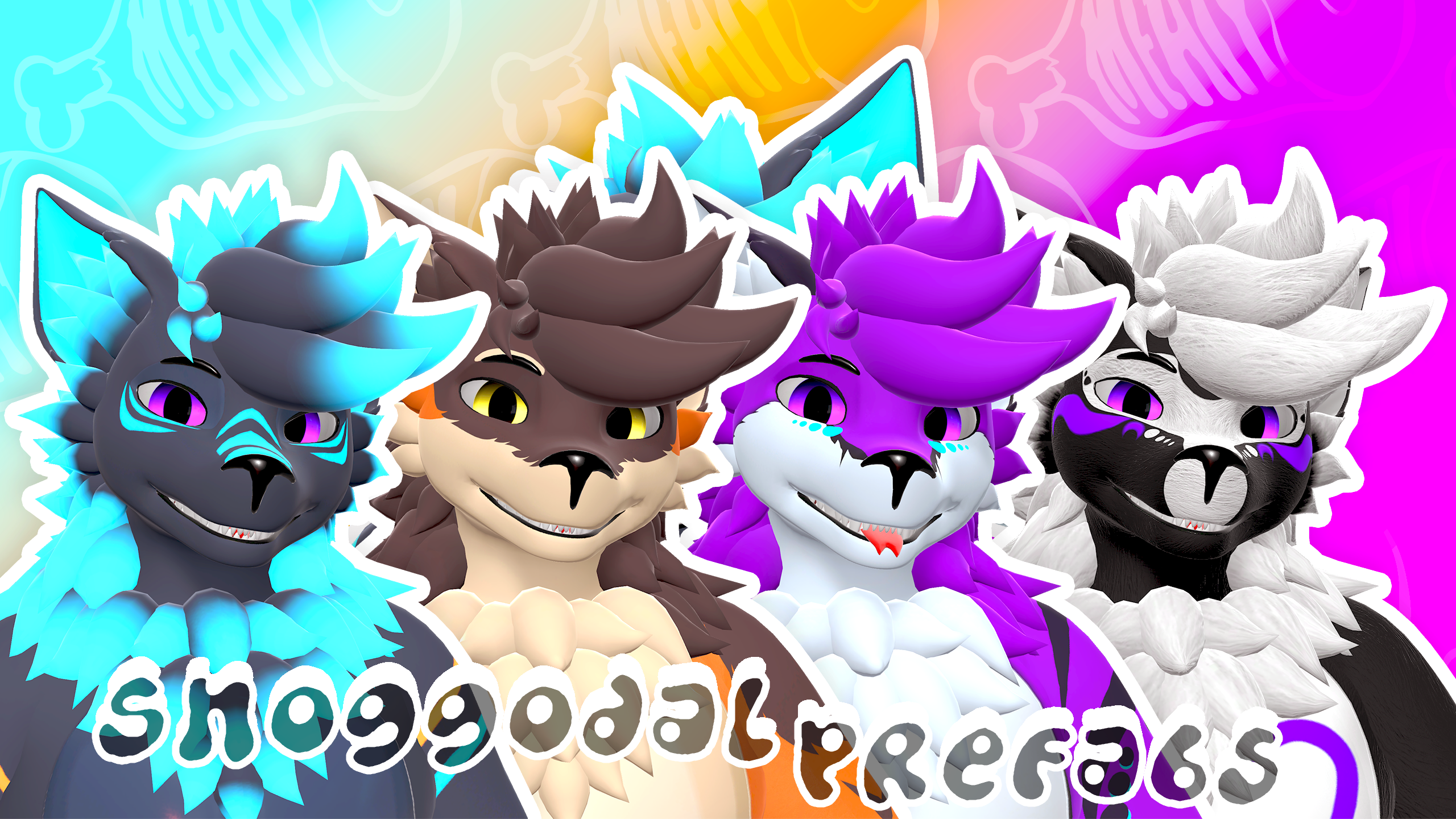 VRChat | Fluffy Mohawk Hairstyle
