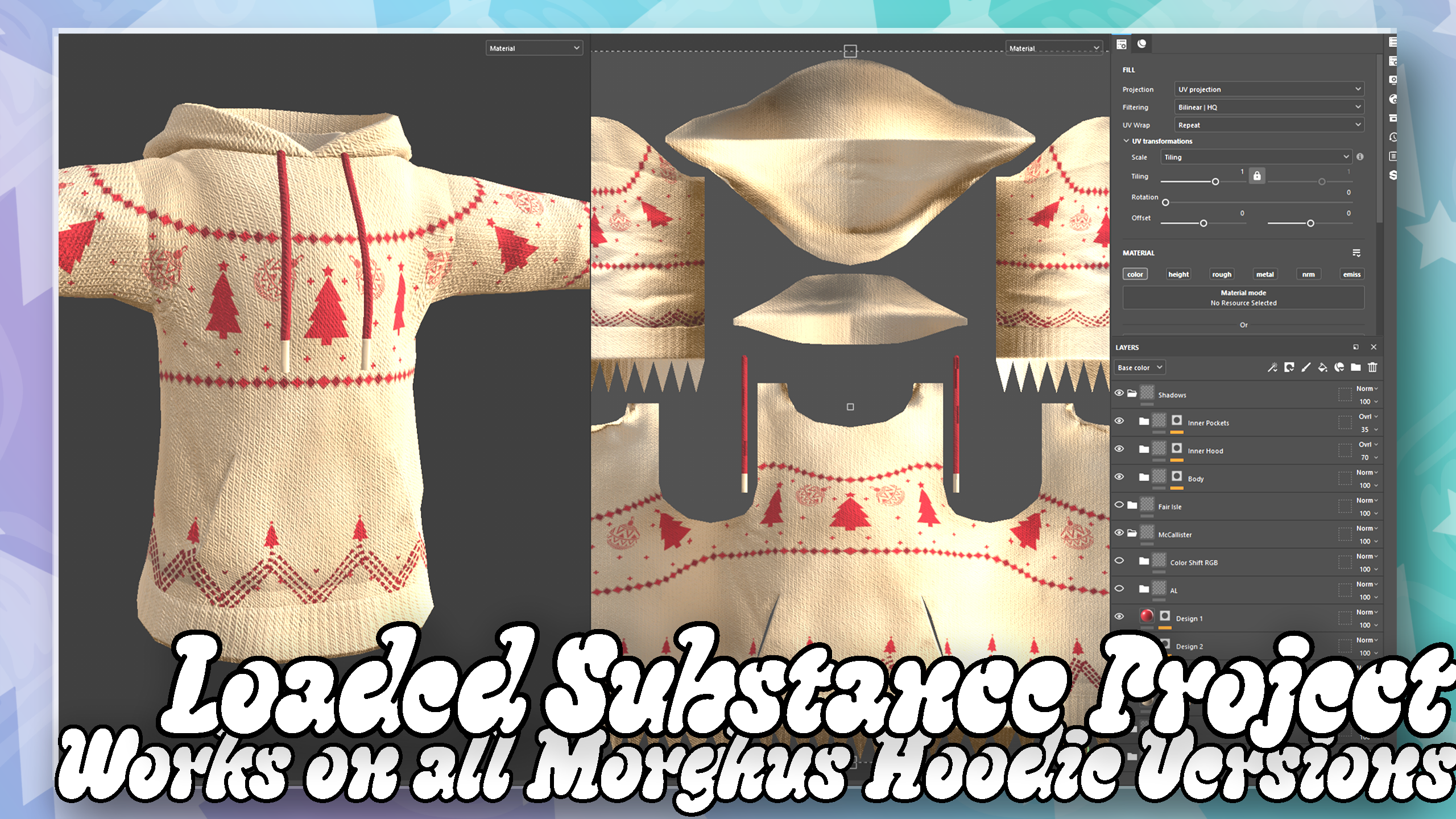 Christmas Sweaters ð - Morghus Hoodie Textures
