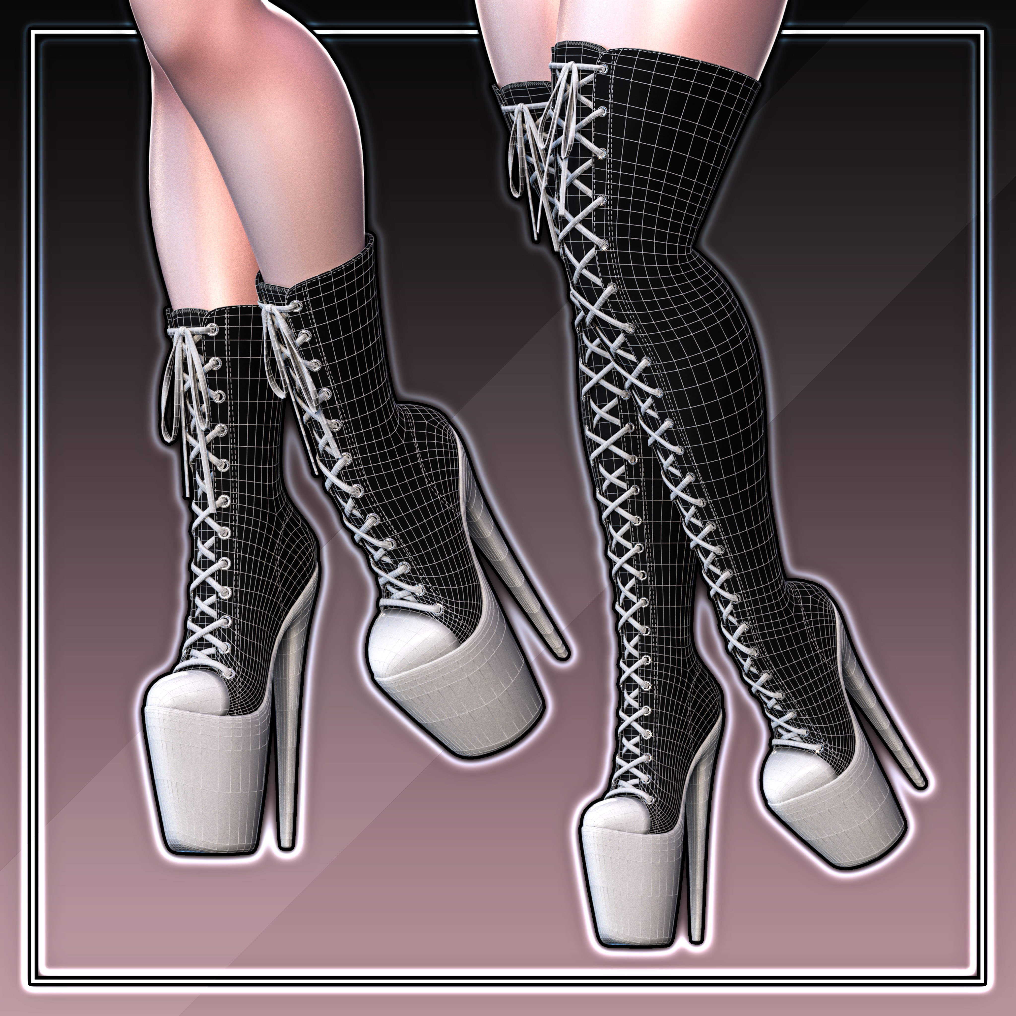 'Hardcore' Pleaser Heels
