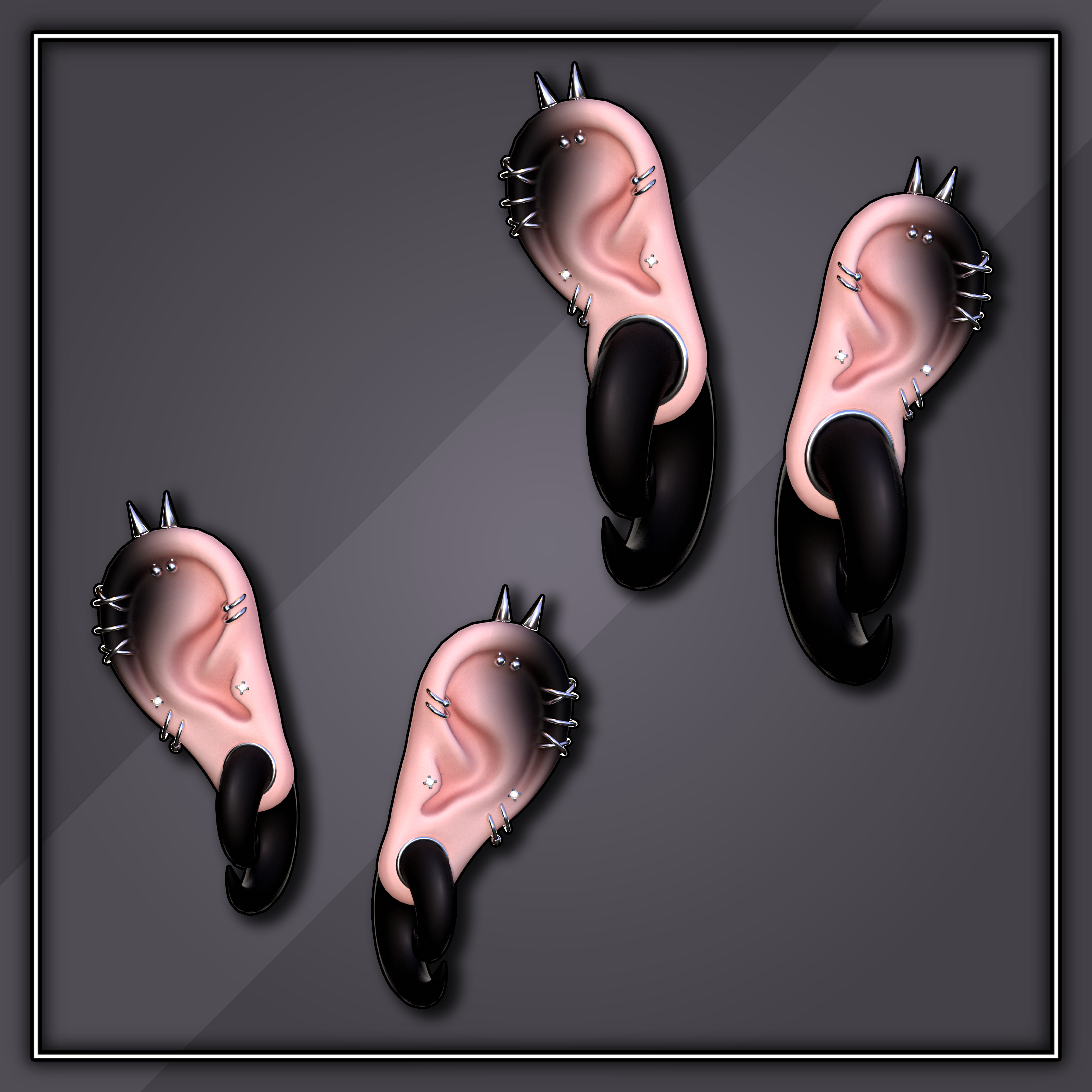 'Divinity' Earrings and Gauges Set