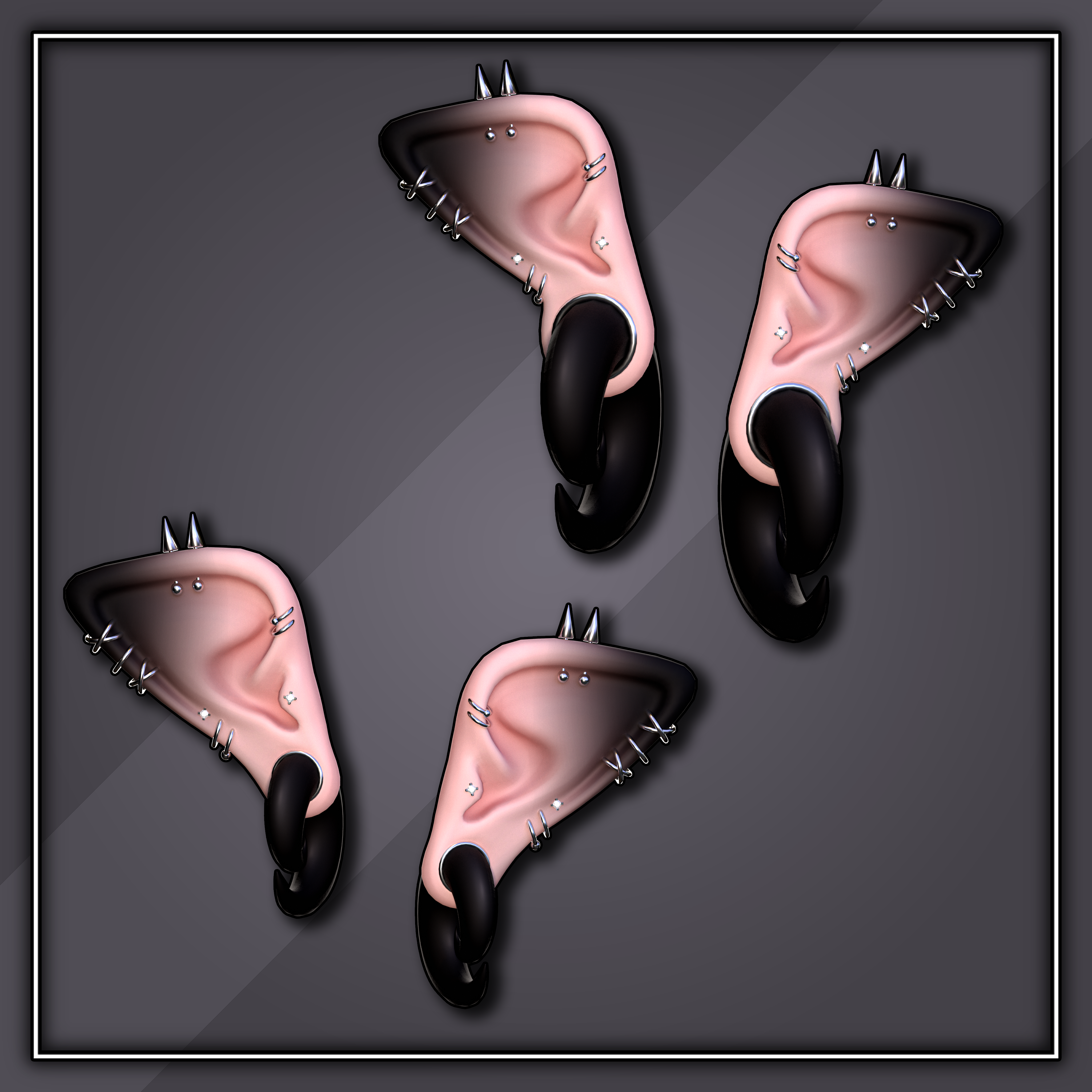 'Divinity' Earrings and Gauges Set