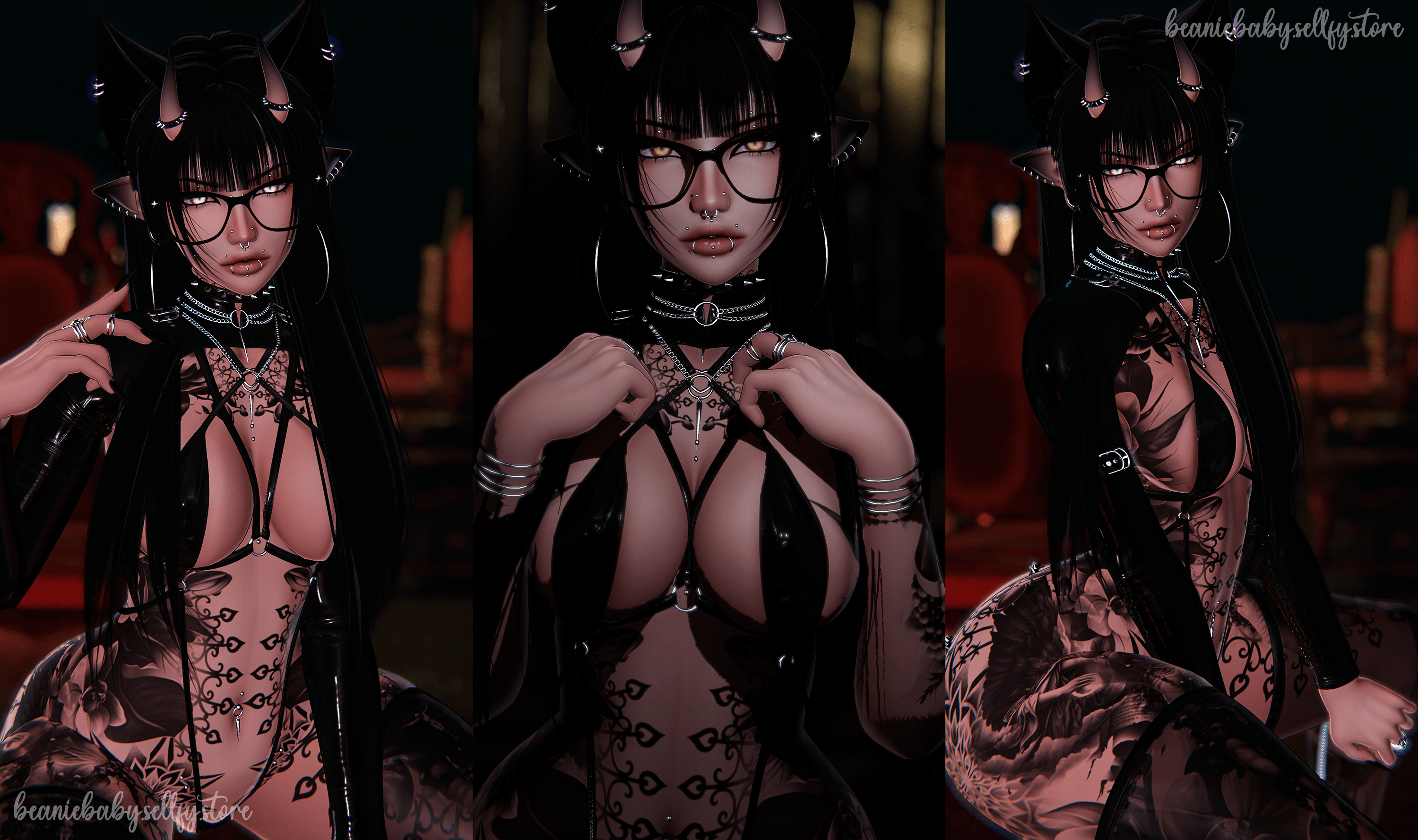 ♡ Karma ♡ PC & QUEST FACETRACKING VRCHAT AVATAR ♡