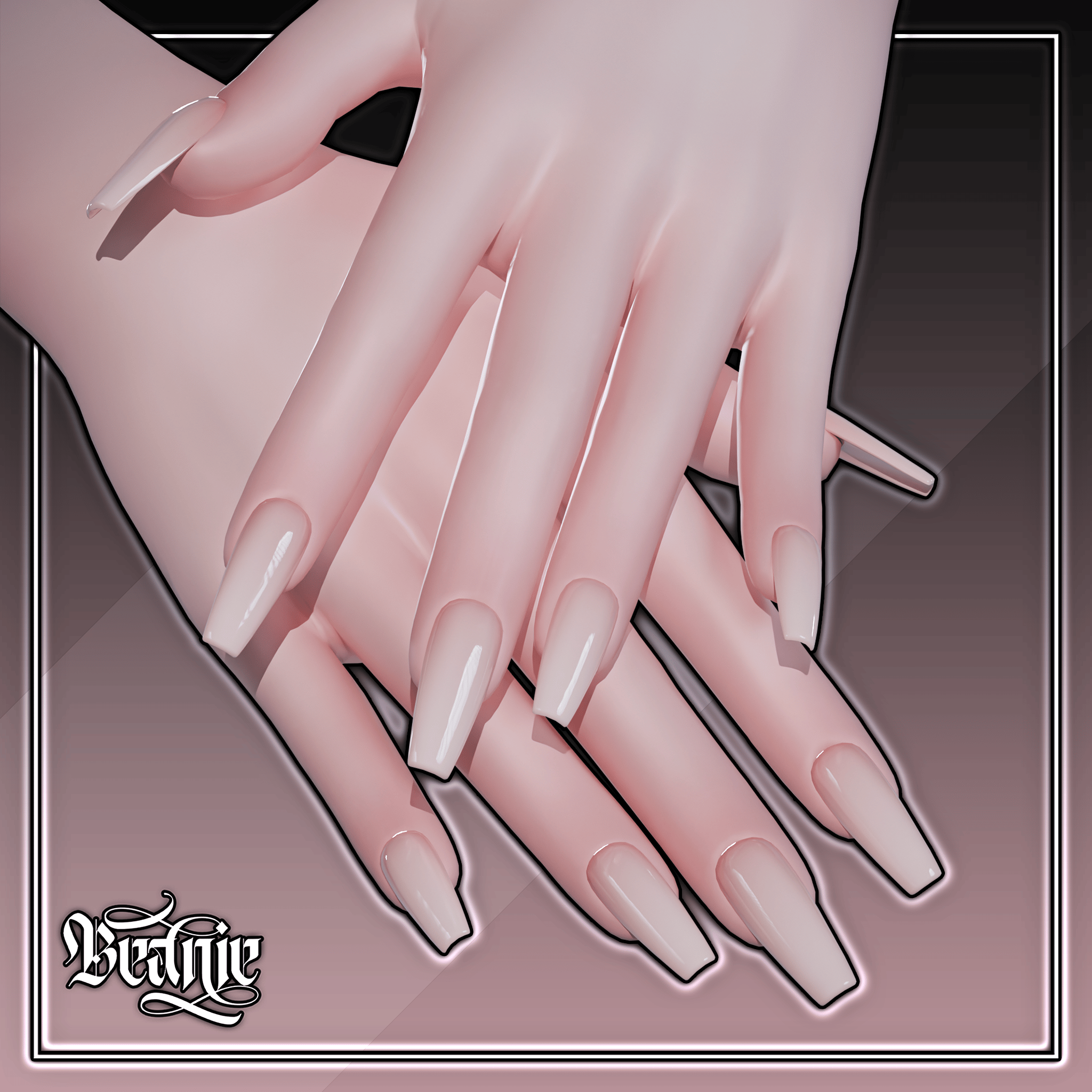 ♡ Nails with Customizable Shapes ♡