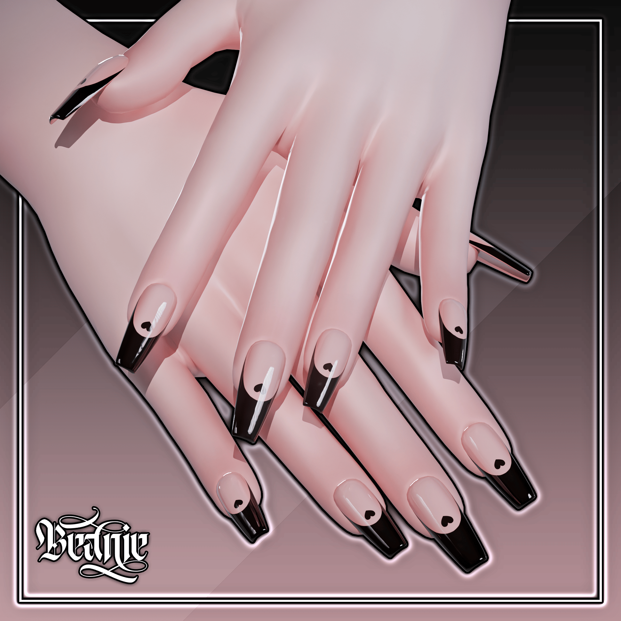 ♡ Nails with Customizable Shapes ♡