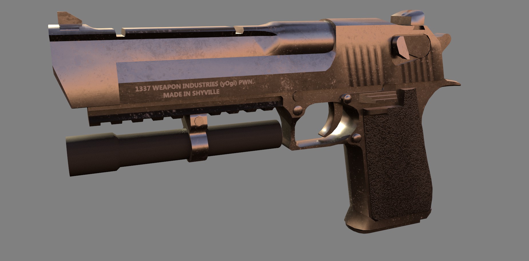 Magnum & Holster (Dessert Eagle)