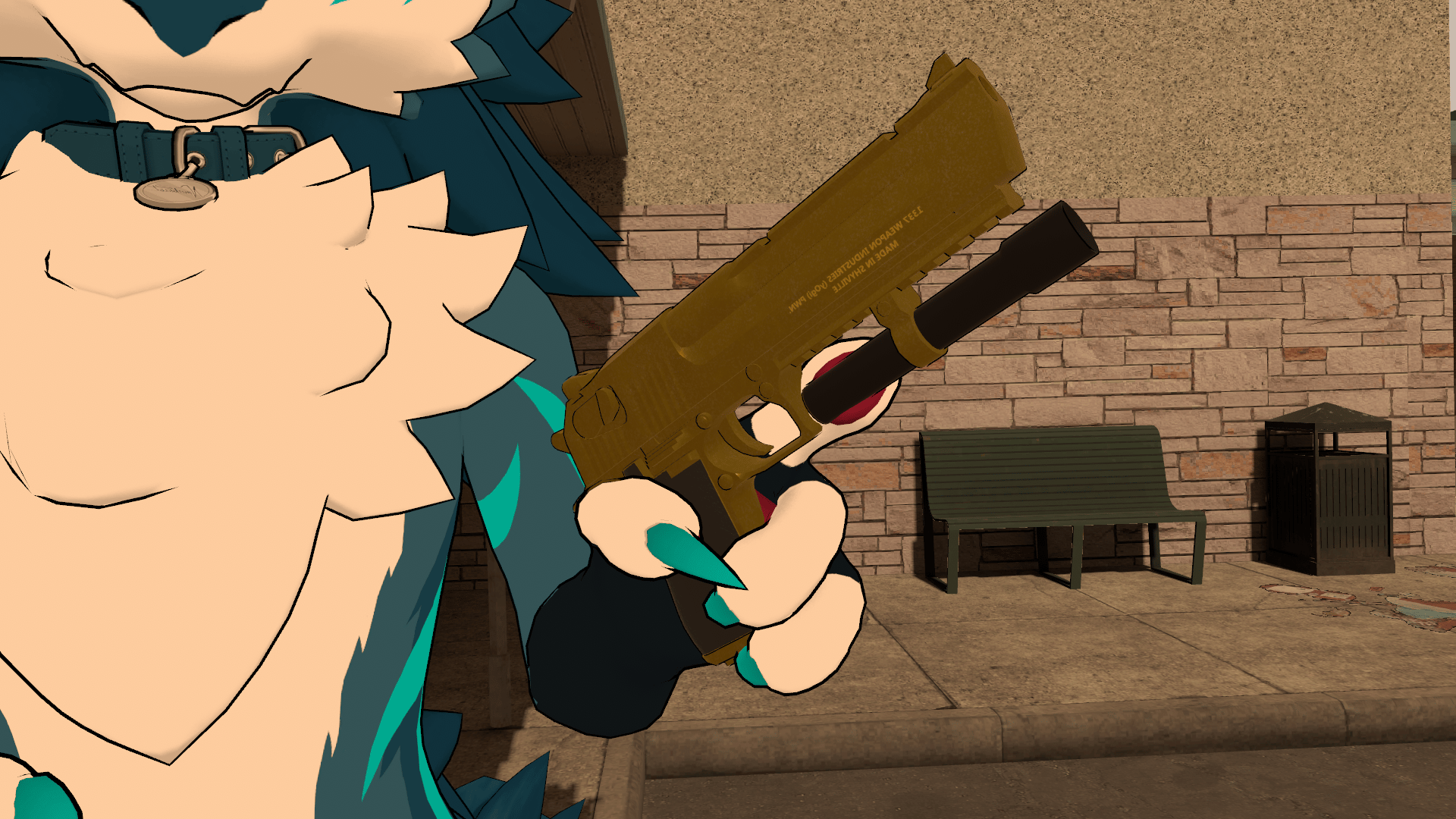 Magnum & Holster (Dessert Eagle)