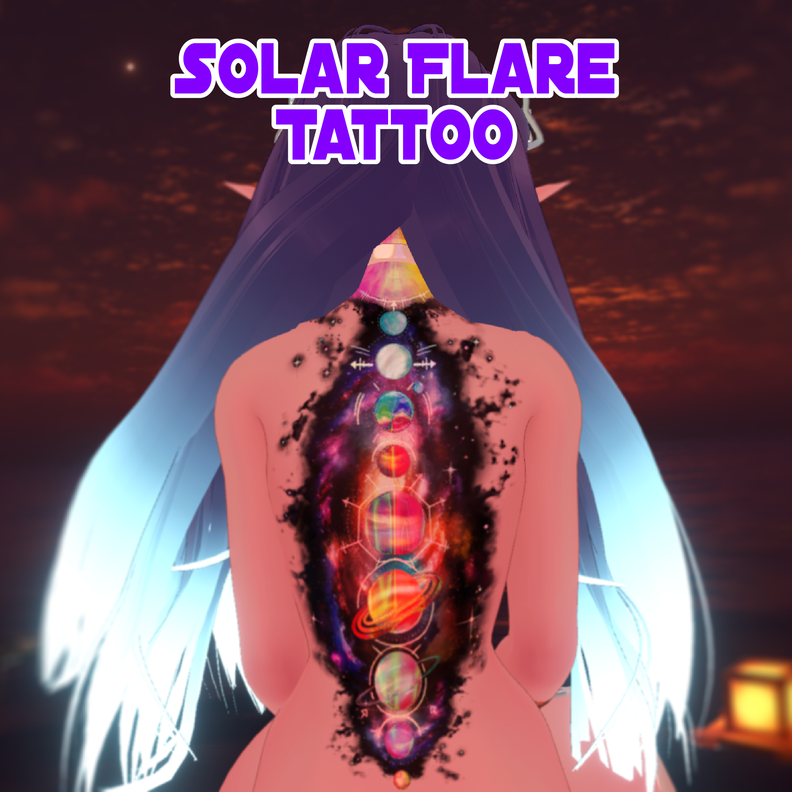 Solar Flare Tattoo Texture for Zinfit