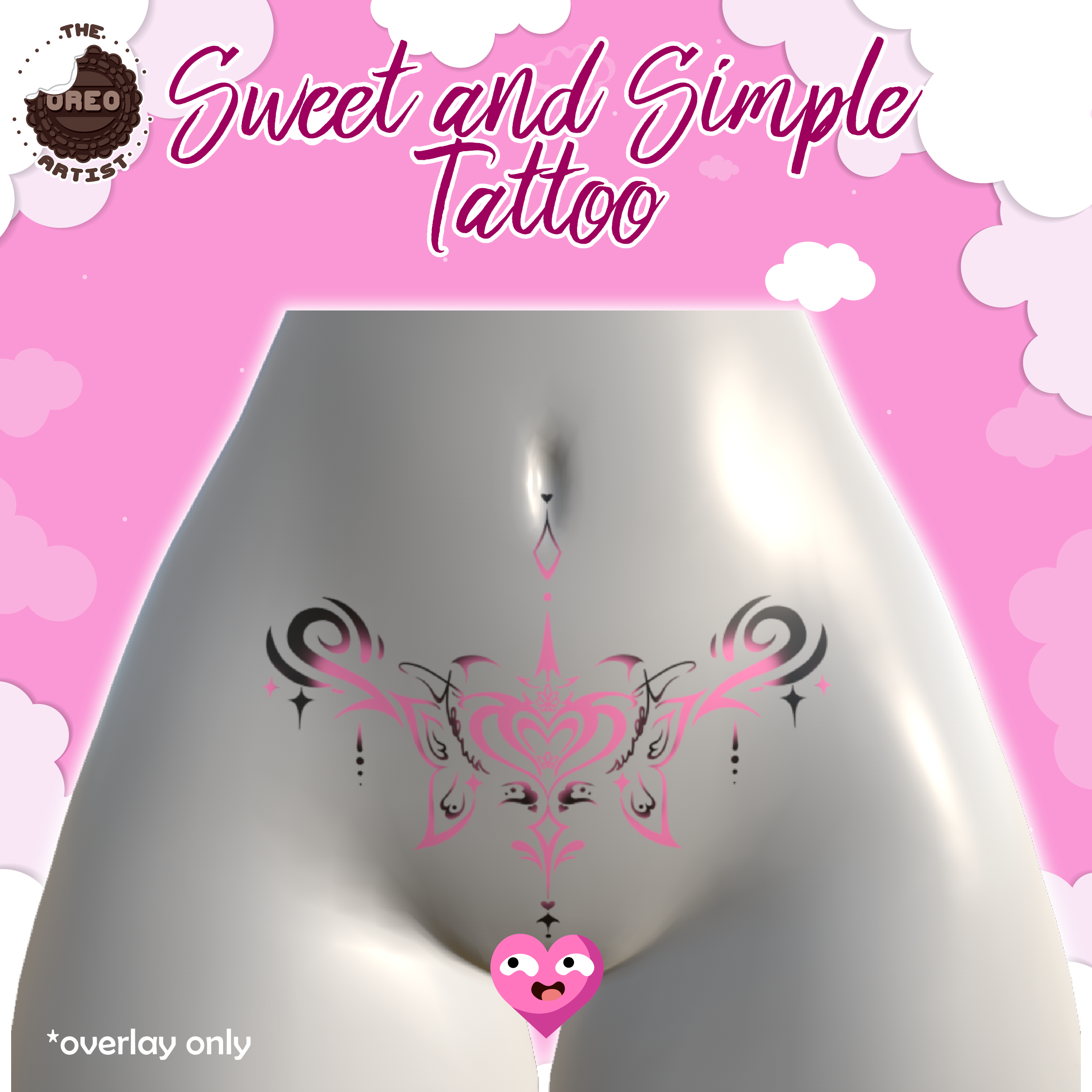 Sweet and Simple Tattoo for Panda and Zinfit