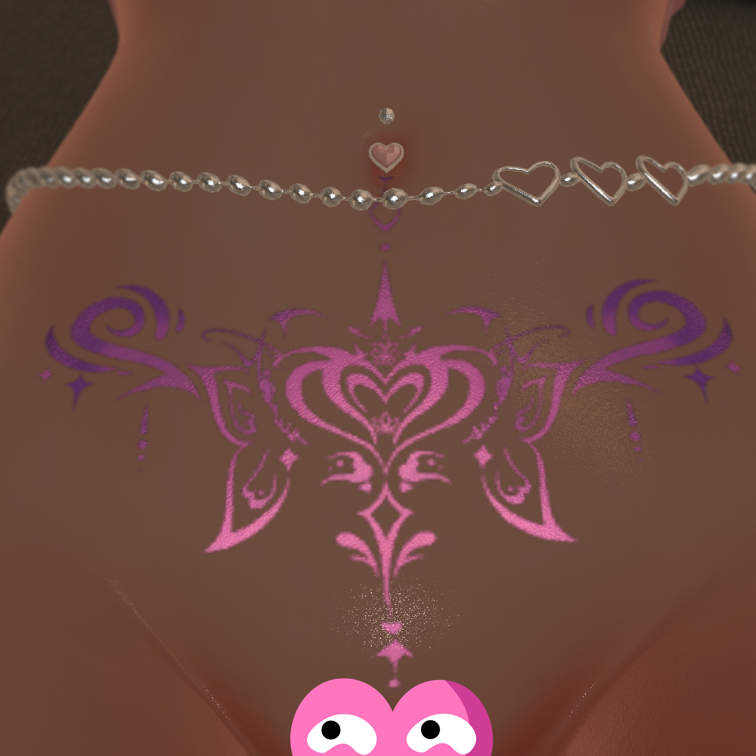 Sweet and Simple Tattoo for Panda and Zinfit