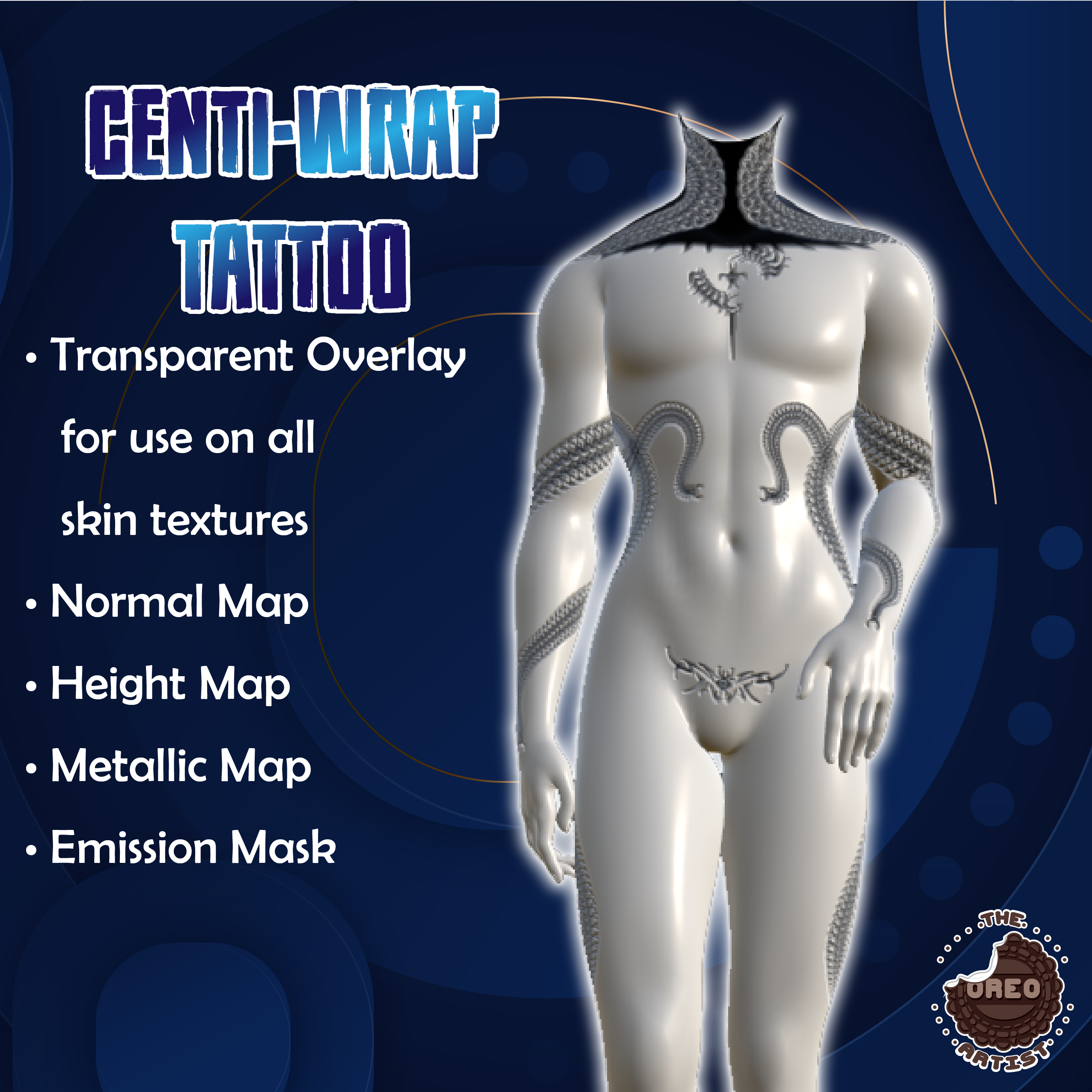 Centi-wrap Tattoo for ZinRP Male