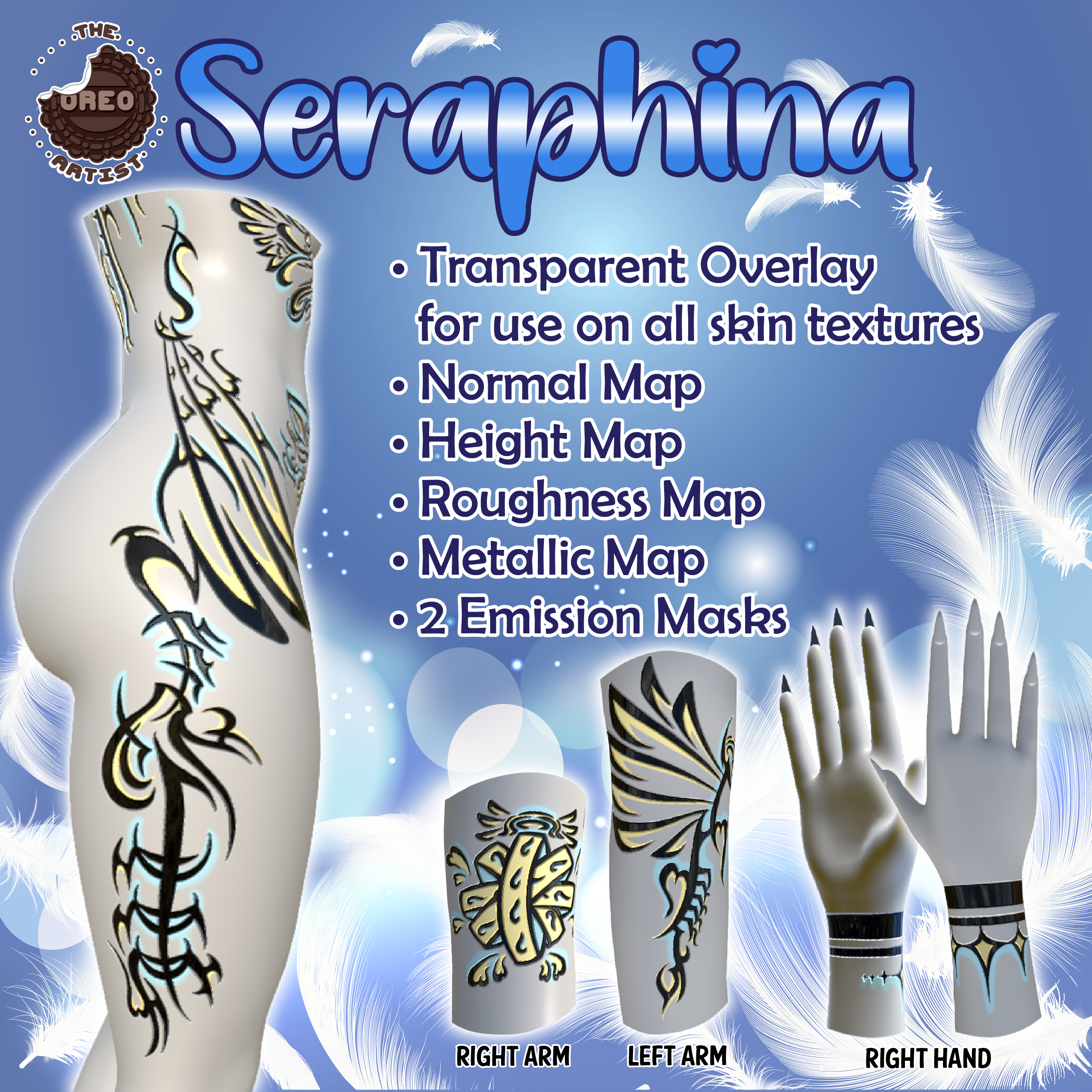 Seraphina Tattoo for Zinfit
