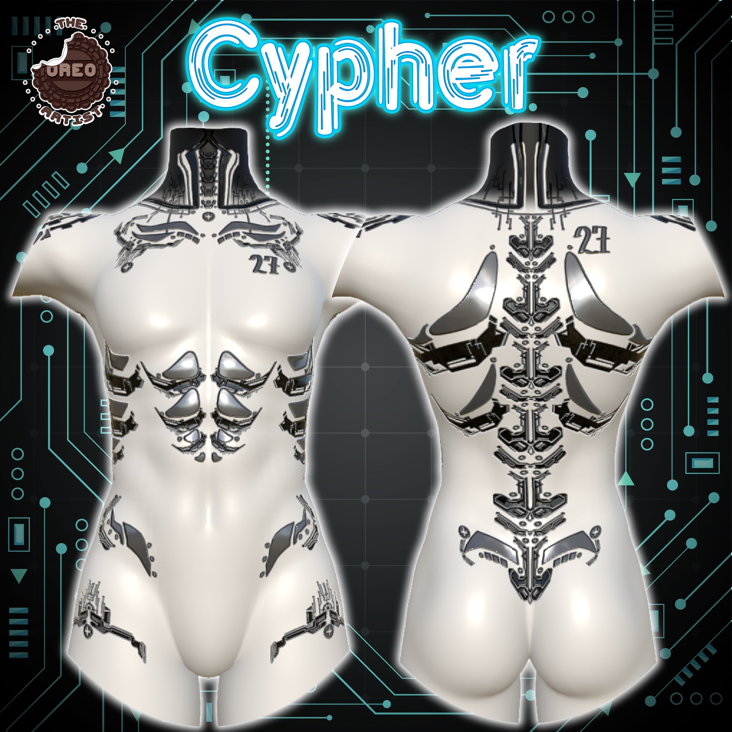 Cypher Tattoo for Zinfit Male