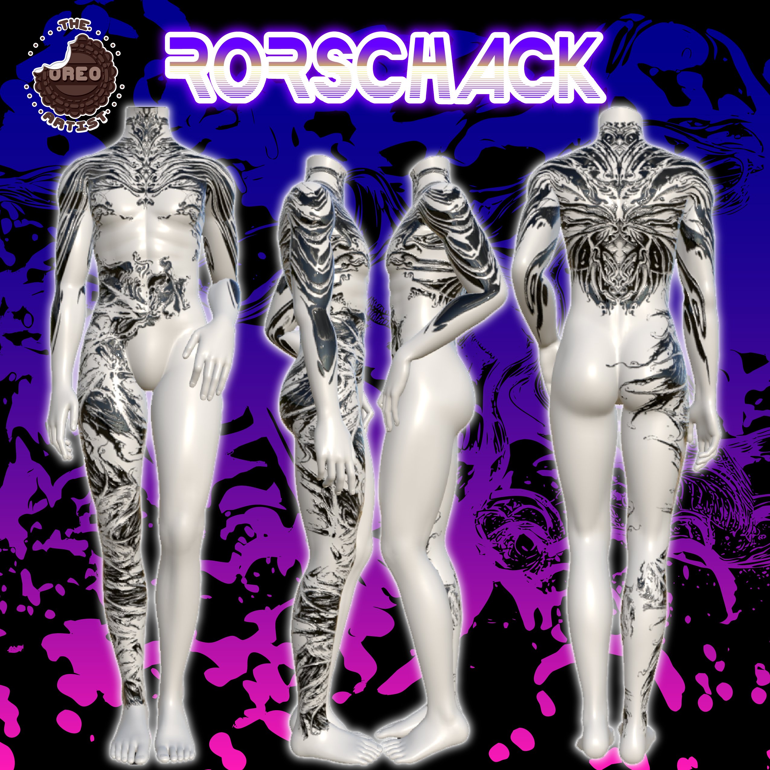 Rorschach Tattoo for Zinfit Male