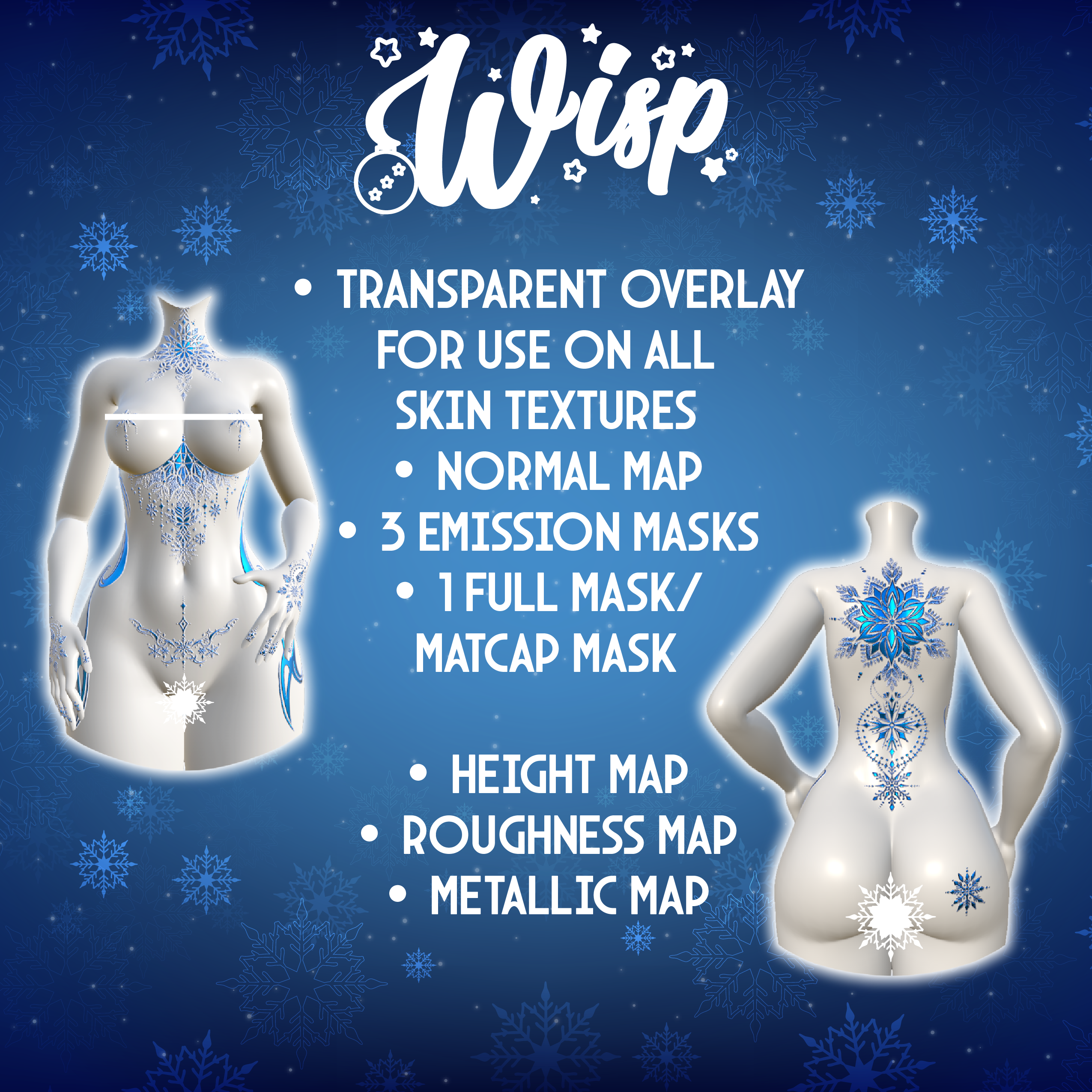 Wisp Tattoo for VRBase Egirl & ZinFit