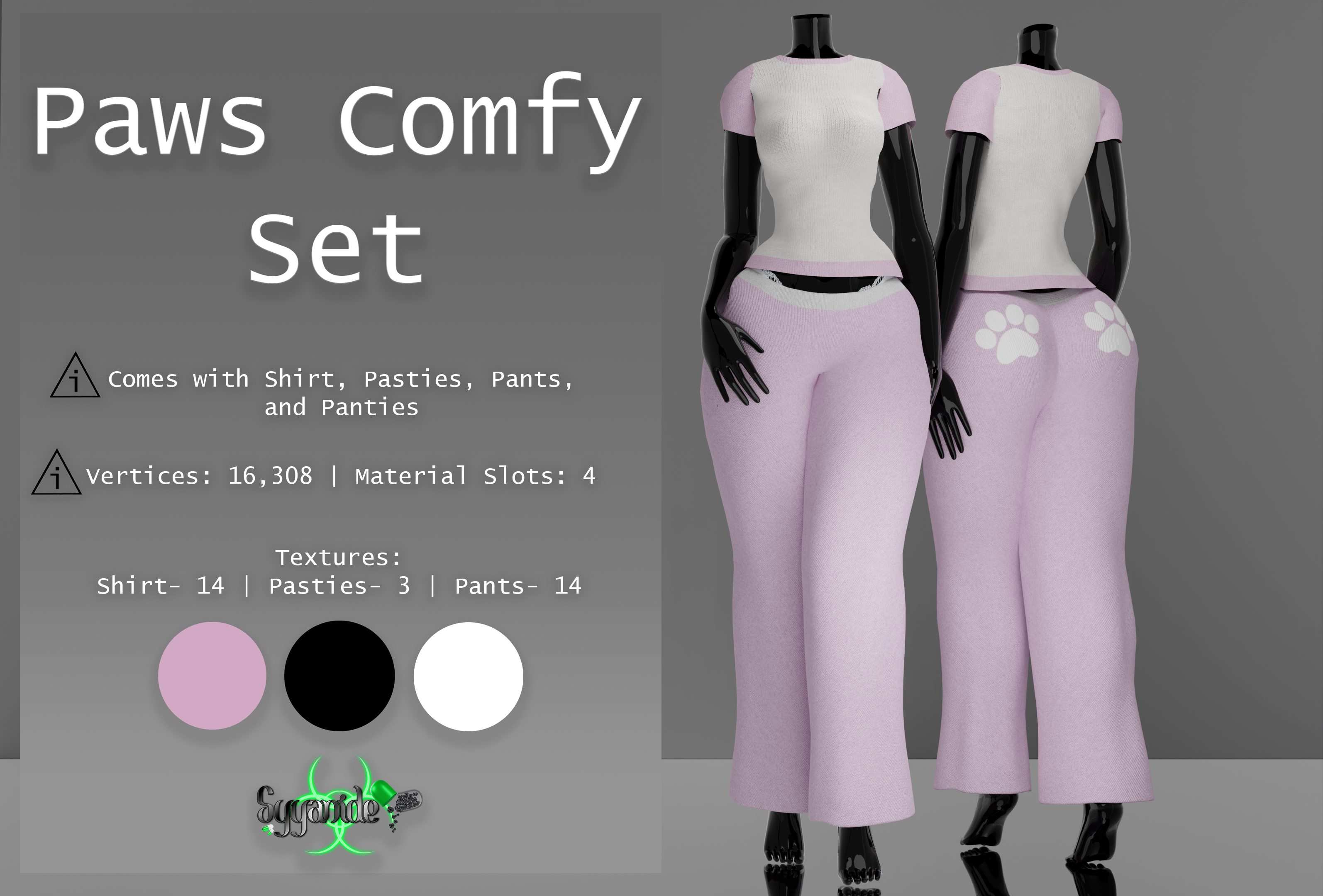 Paws Comfy Set - FREE IN SERVER
