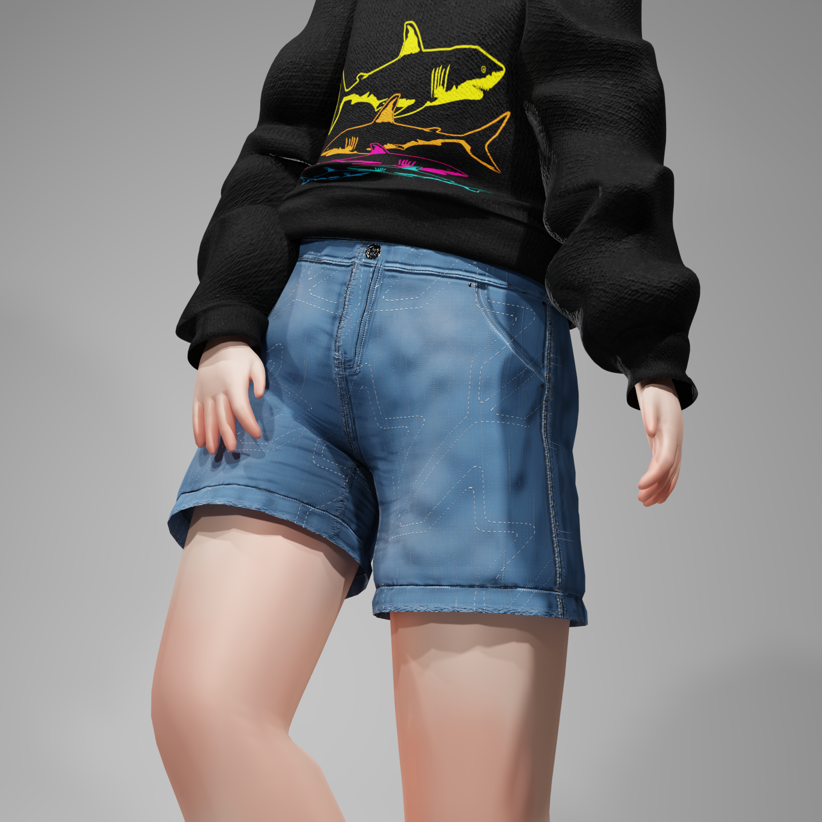 Chibi Jean Shorts - NITRO