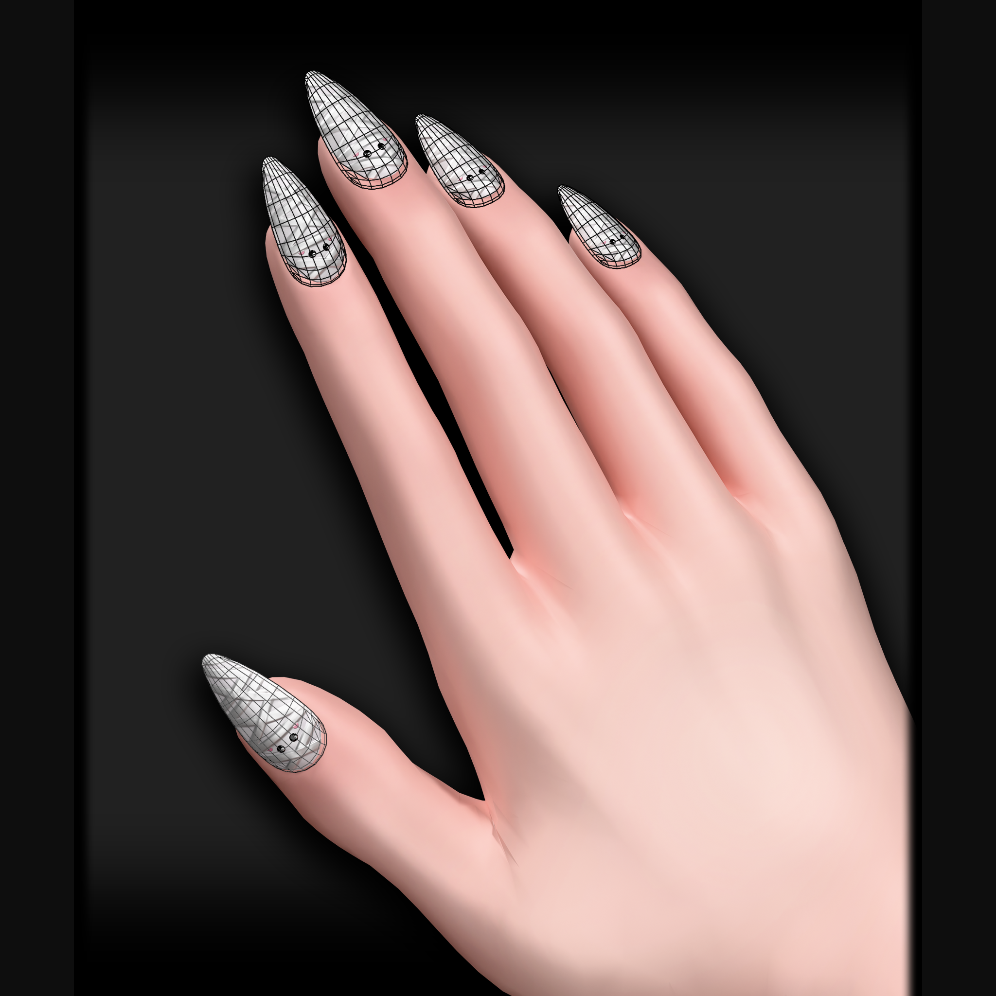 Halloween Mummy Nails