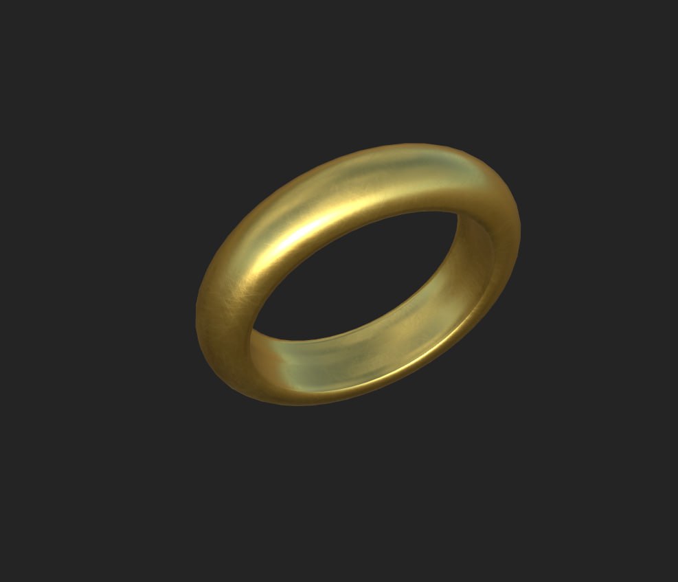 Golden Band Ring