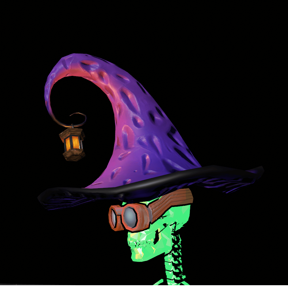 Mushroom Lantern hat