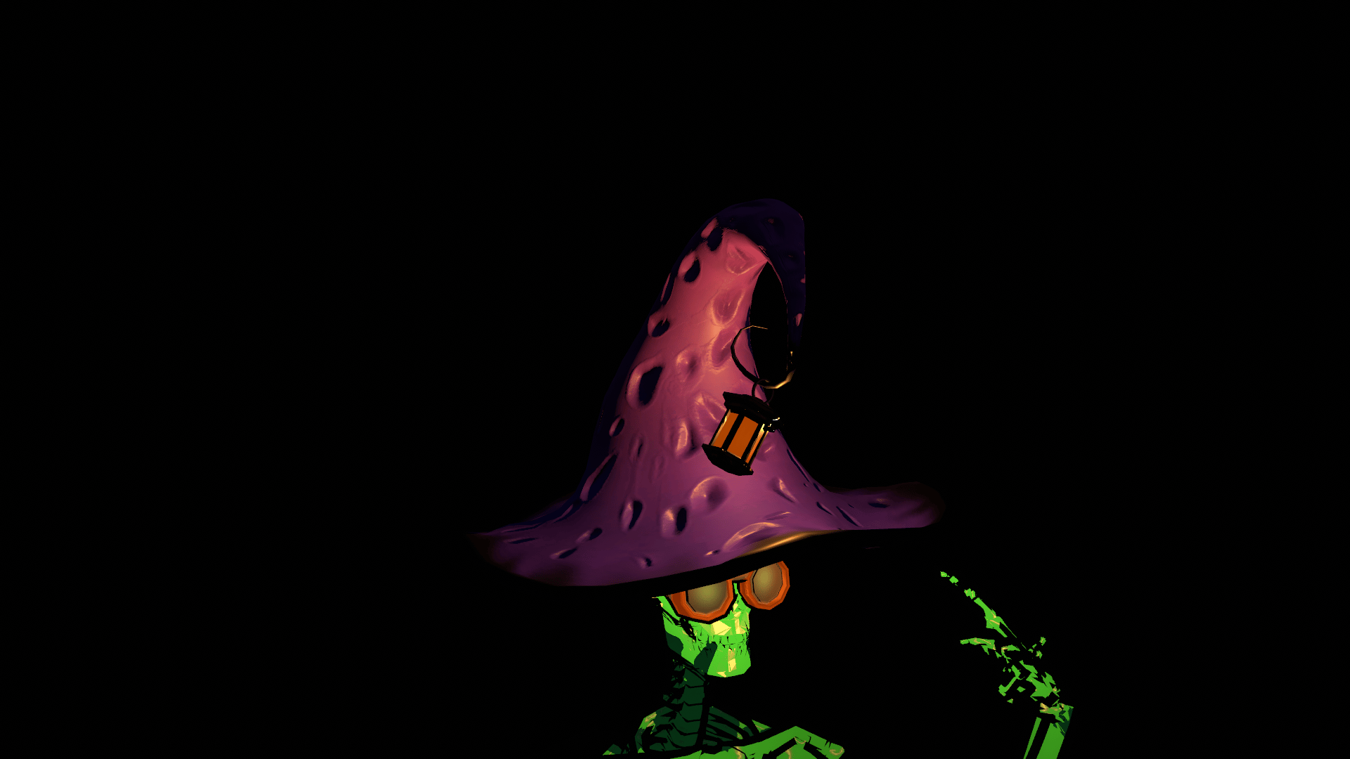 Mushroom Lantern hat