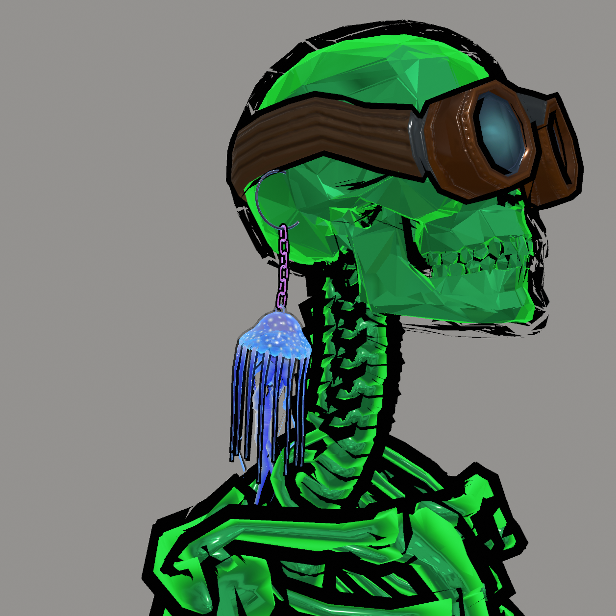 Jellyfish Earring