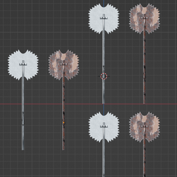 Punisher Traffic Sign Axe (Halloween Asset)