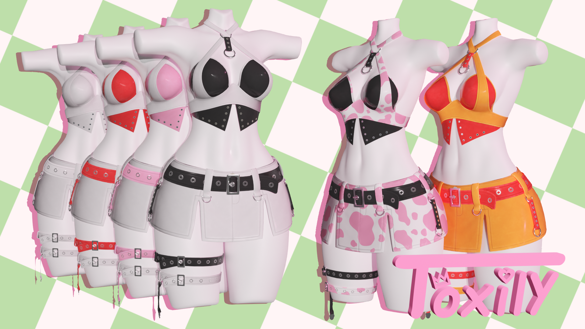 Moody Leather Set - VRChat Outfit