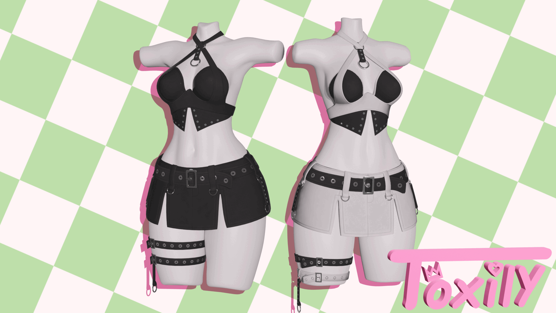 Moody Leather Set - VRChat Outfit