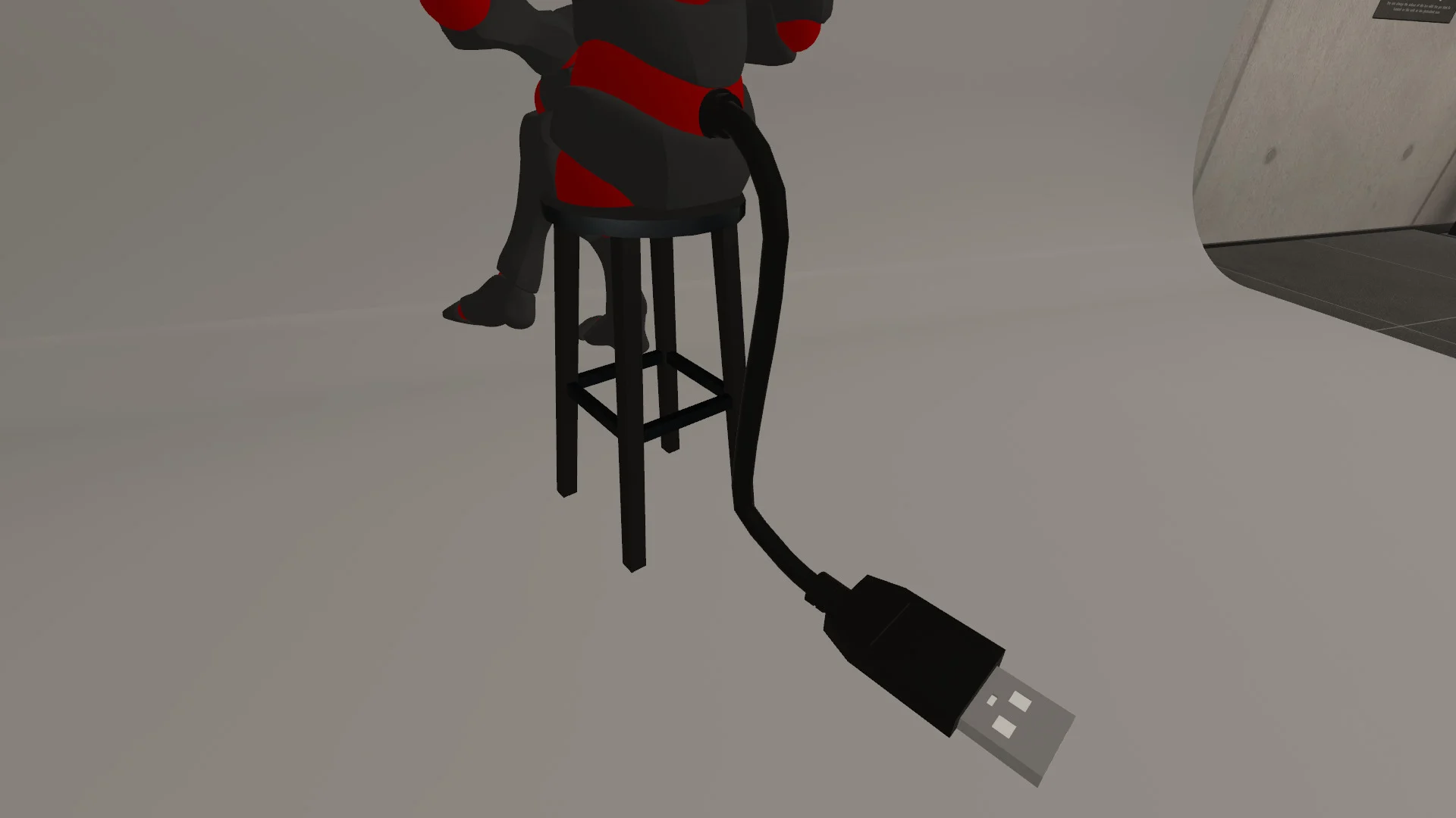USB cord tail : vrc pc + quest