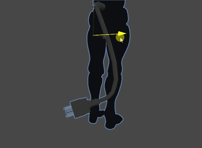 Power / electrical cord tail