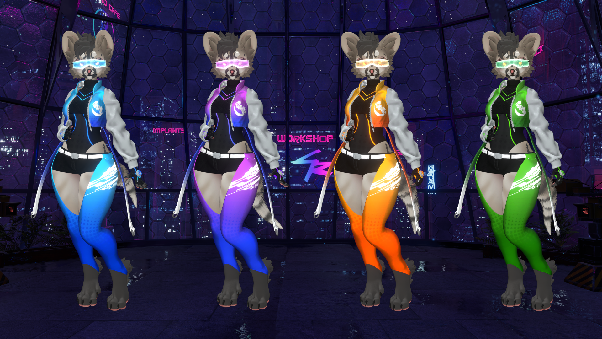 Furality Ultra Cyber Outfit Retexture DLC Genowo