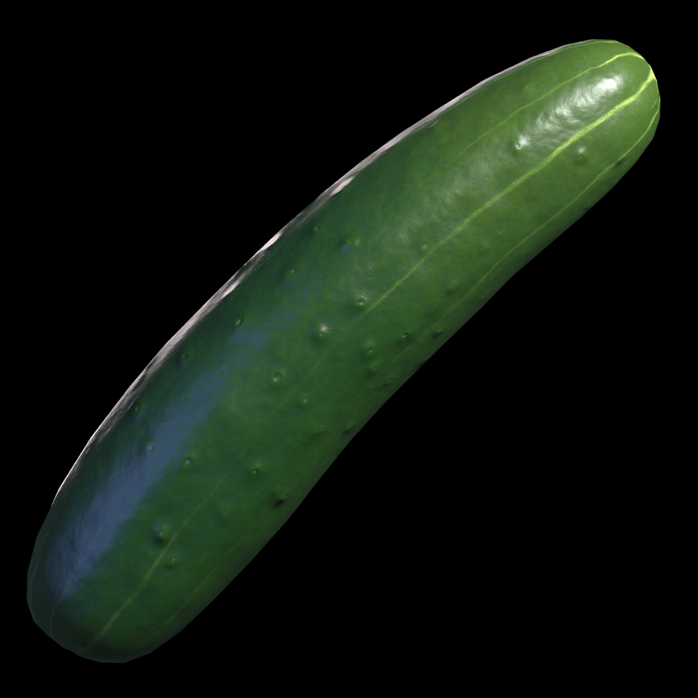 Cucumber with physbones