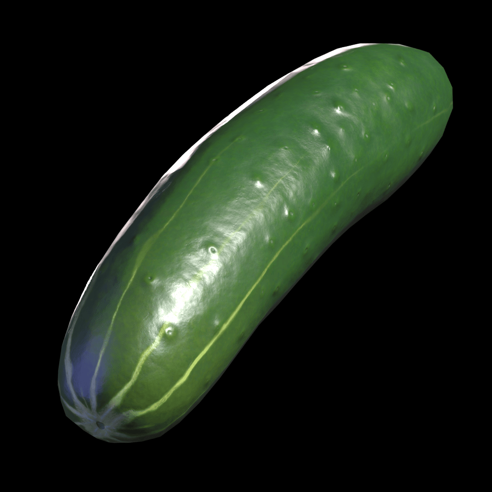 Cucumber with physbones