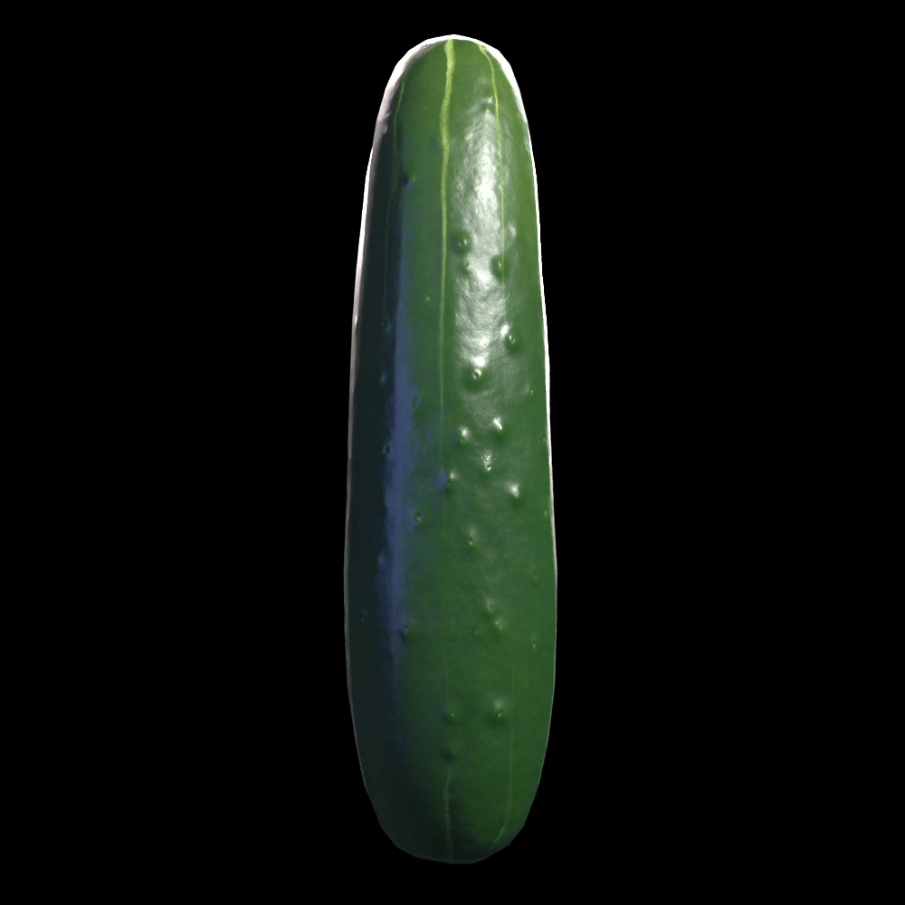 Cucumber with physbones