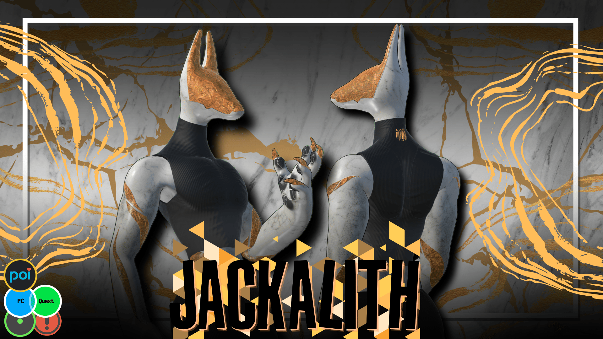 JACKALITH Avatar (Masc) Vrchat 3.0 (PC & Quest)
