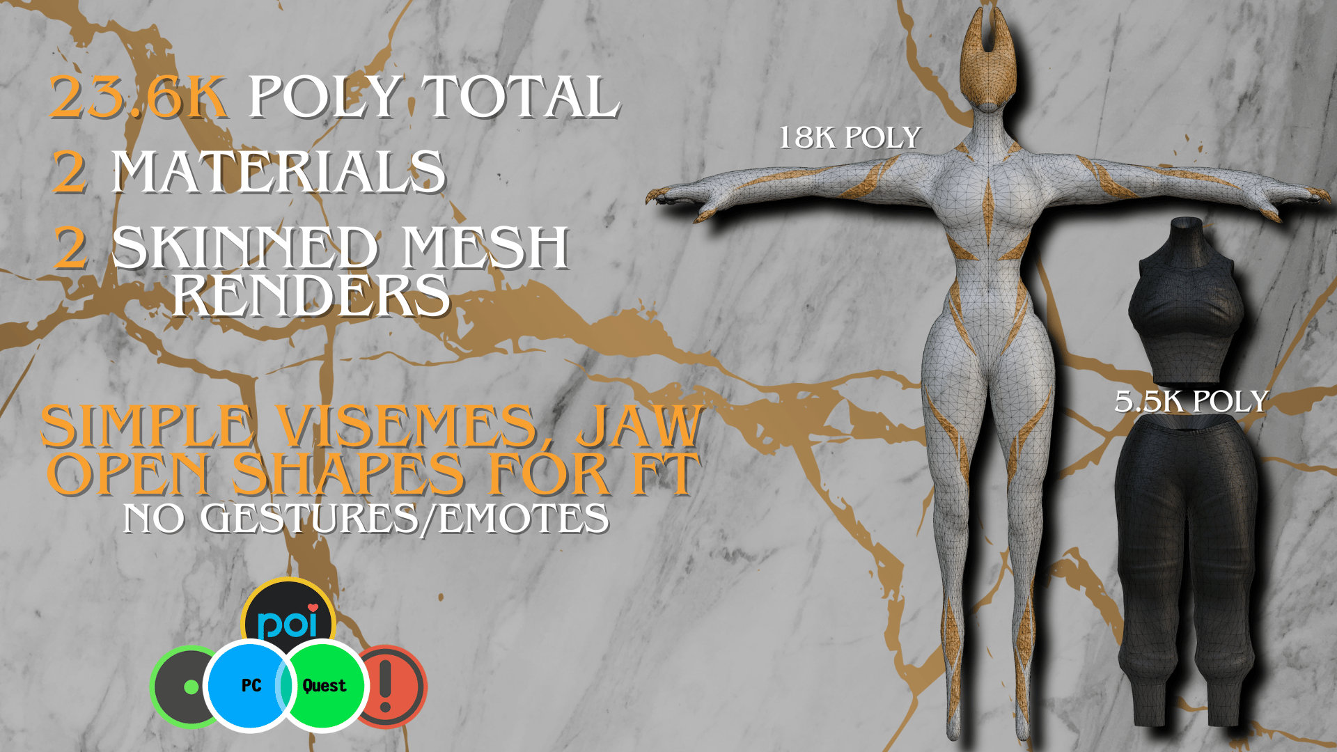 JACKALITH Avatar (Masc) Vrchat 3.0 (PC & Quest)