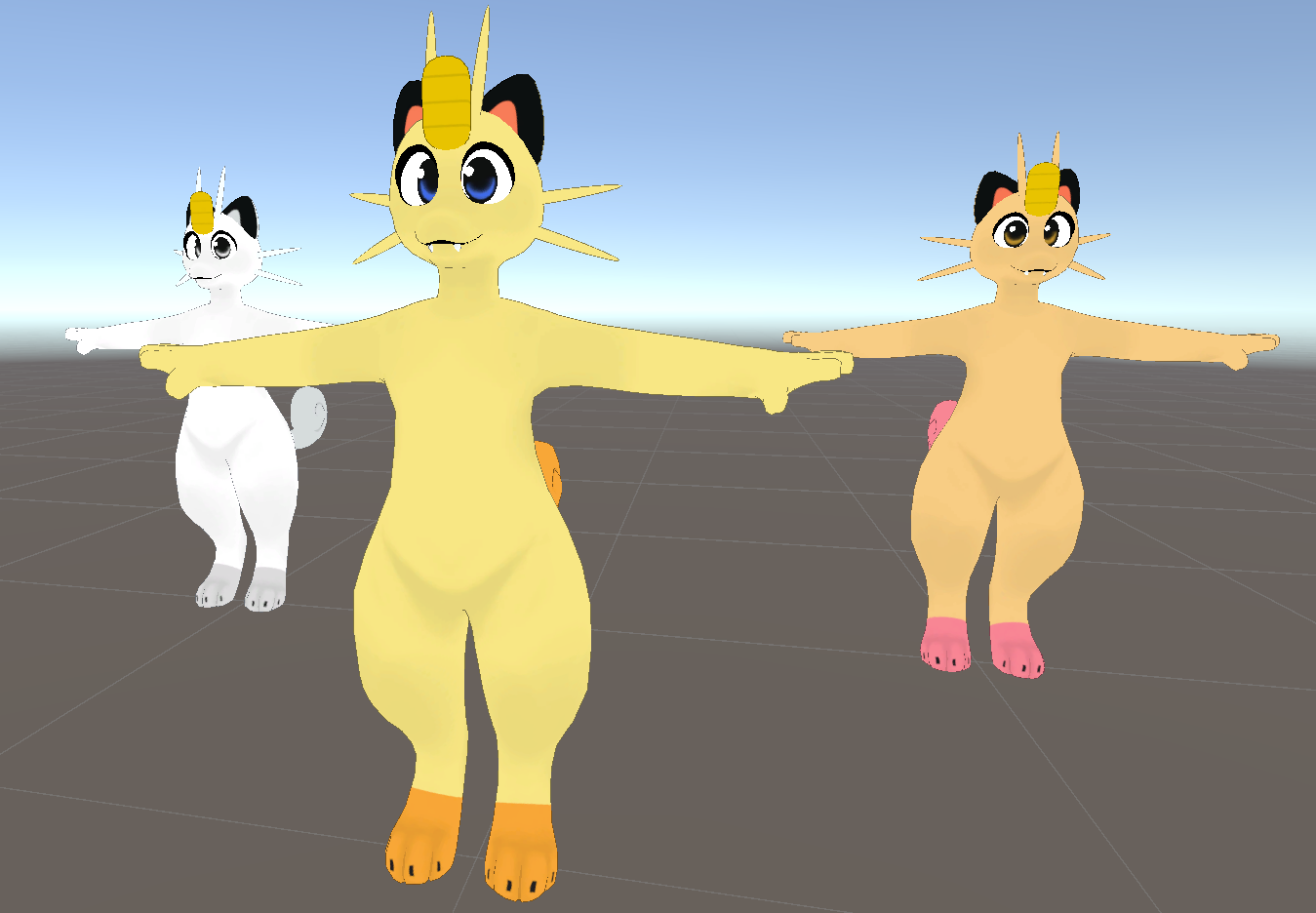 Meowy Asset (Chibi Avatar Base skip4D)