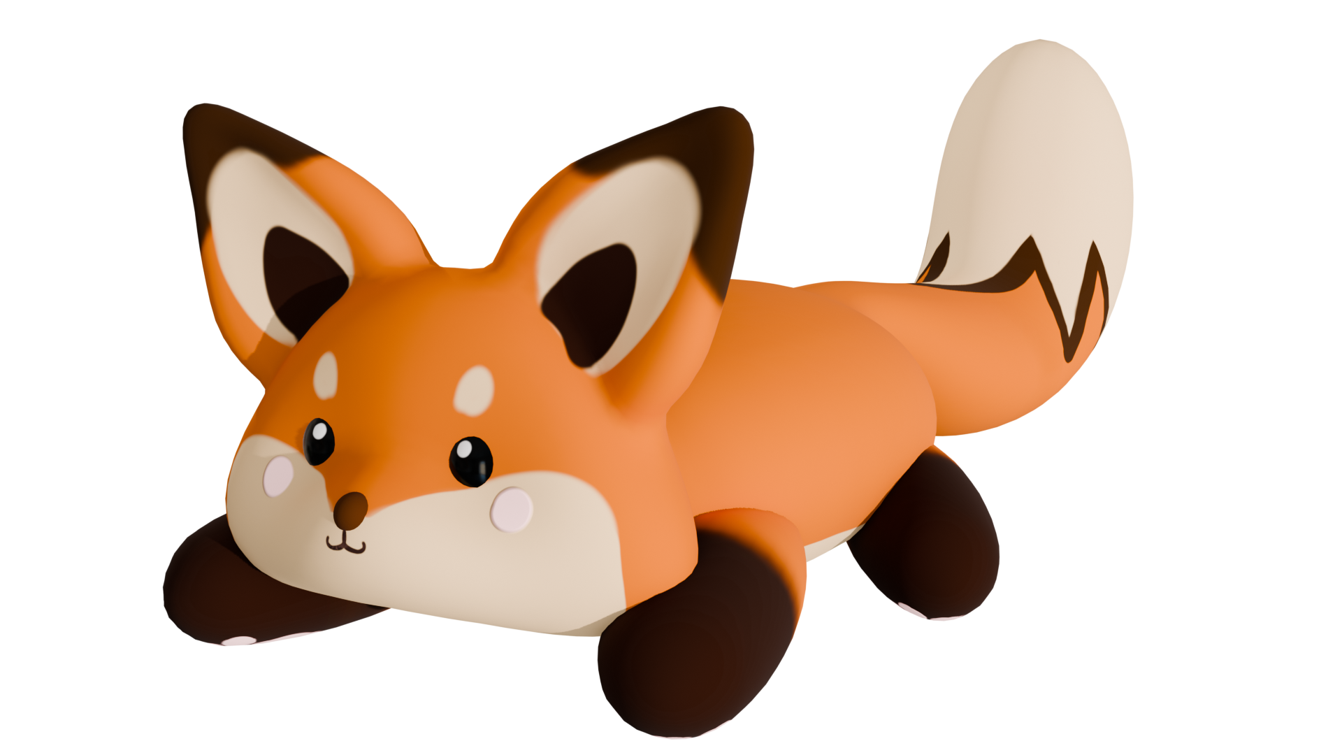 Cute Fox Pet/Plushie (VRChat & Vnyan)