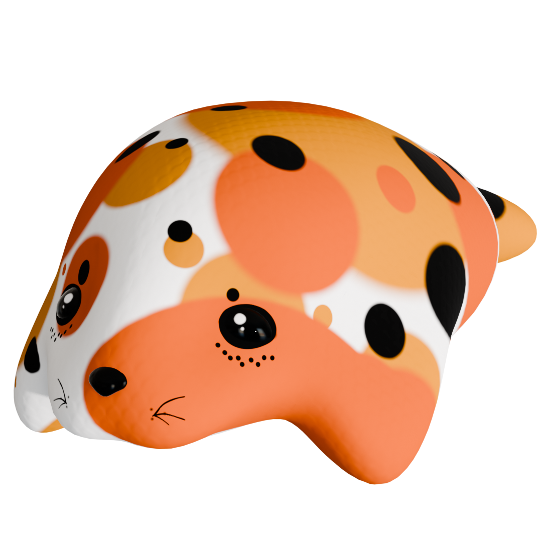 Cute Wiggly Plushie Seals! (VRChat & Vnyan) $1 Each!!