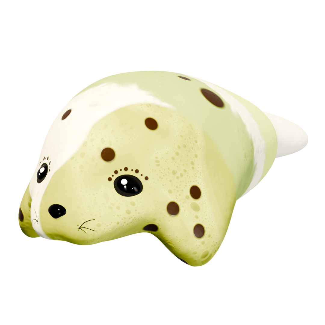 Cute Wiggly Plushie Seals! (VRChat & Vnyan) $1 Each!!