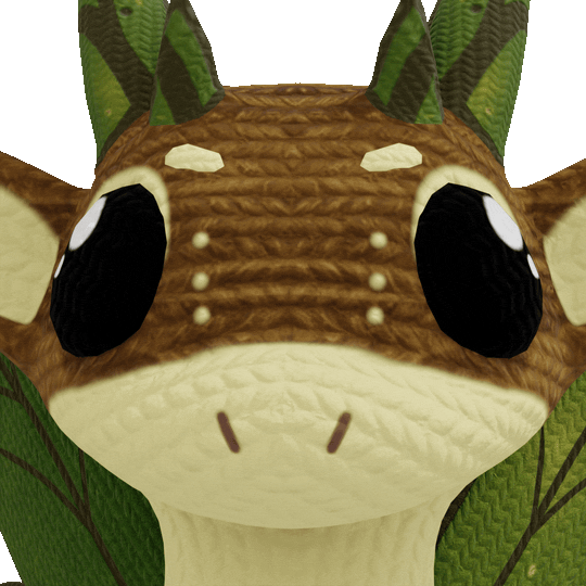  Cute Leafy Dragon Pet/Plushie  (VRChat & Vnyan)