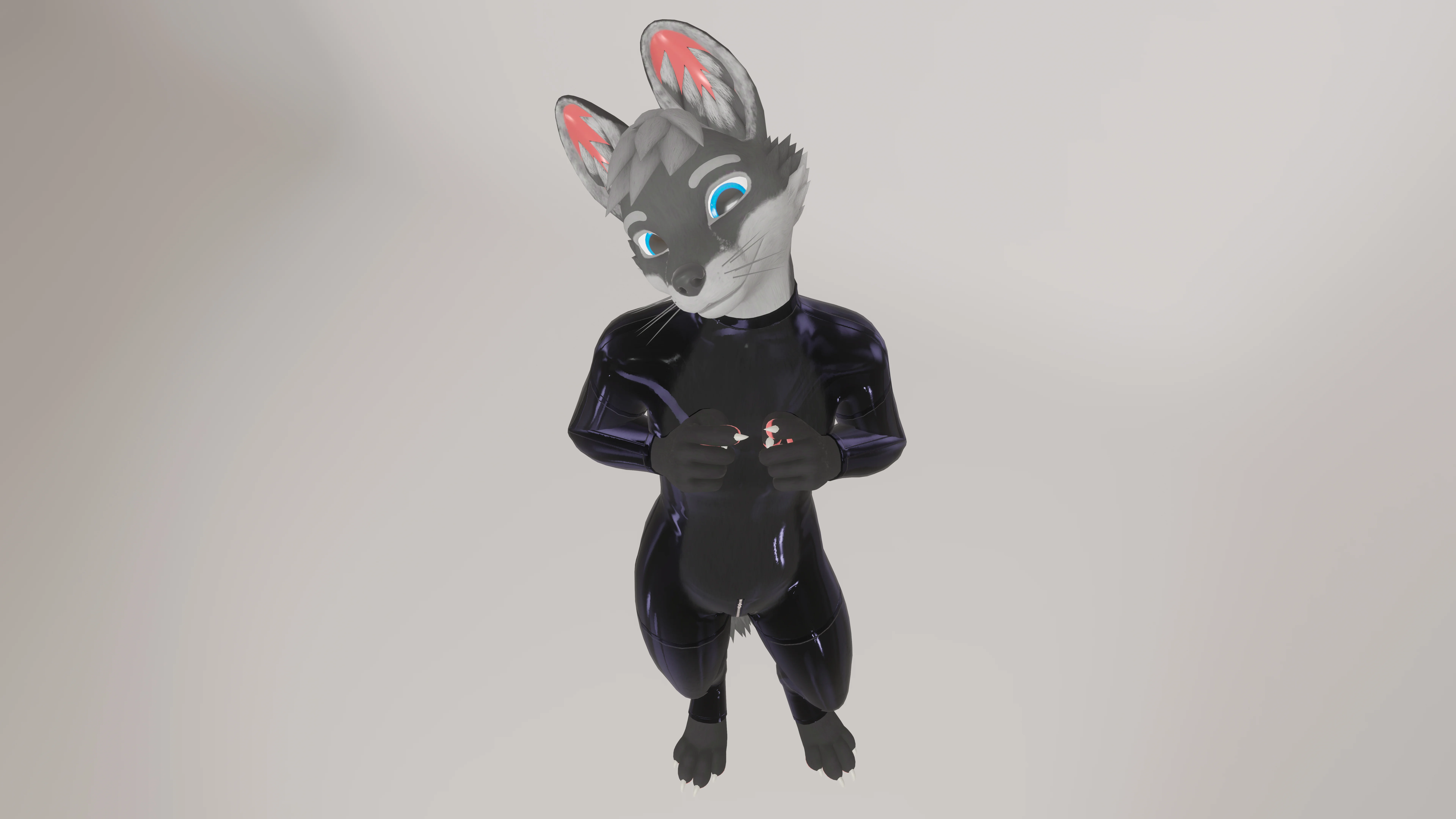 Latex Catsuit for YAF