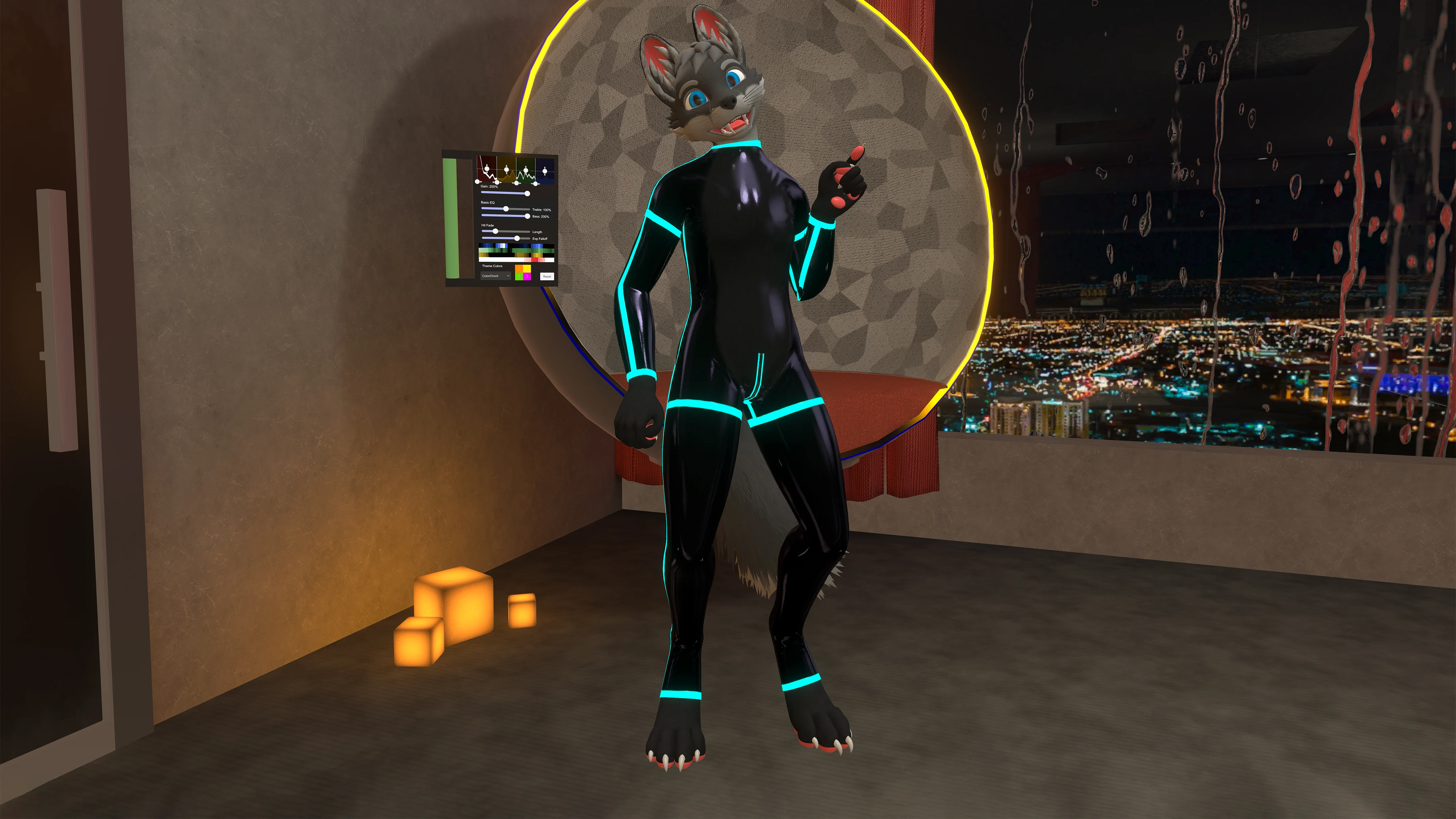 Latex Catsuit for YAF