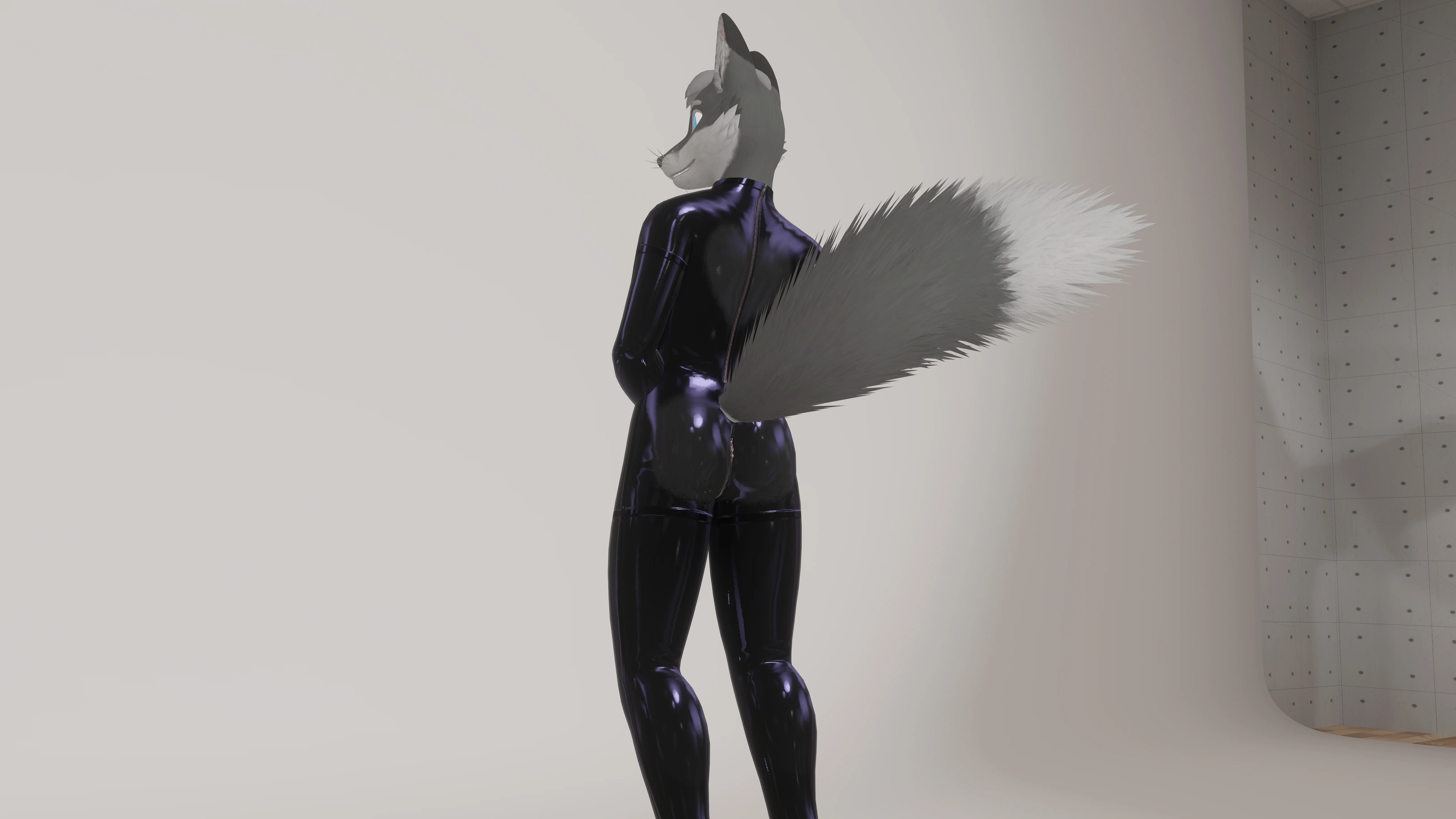 Latex Catsuit for YAF