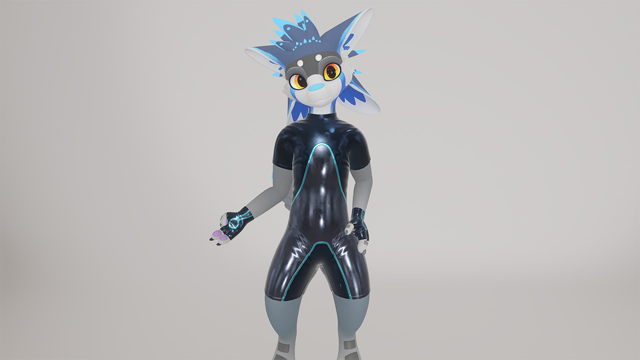 Latex Short Gloves For Spiri'vali - with Ultra Presets!