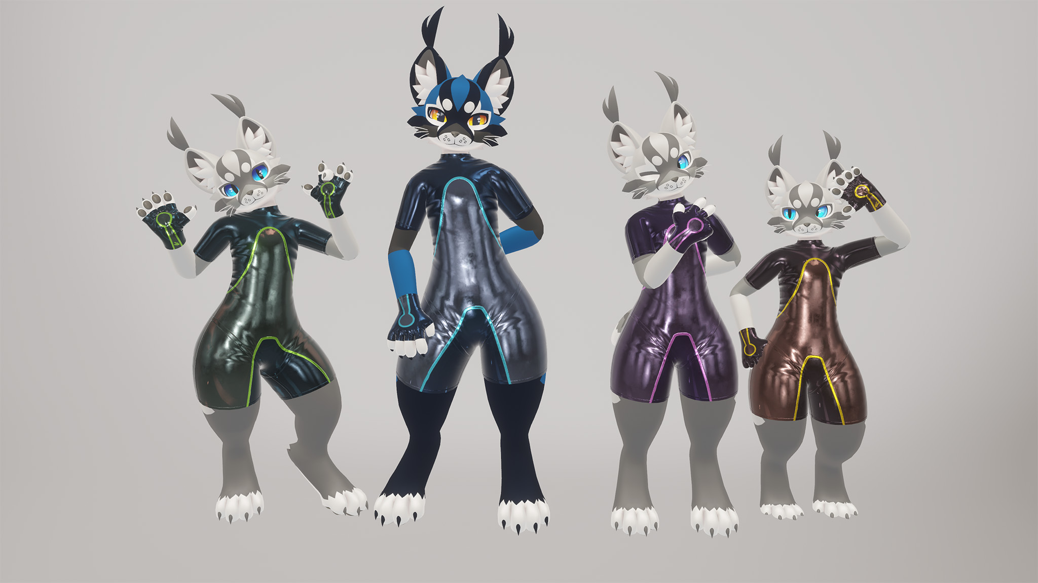 Latex Bodysuit for Mayu - with Ultra Presets!