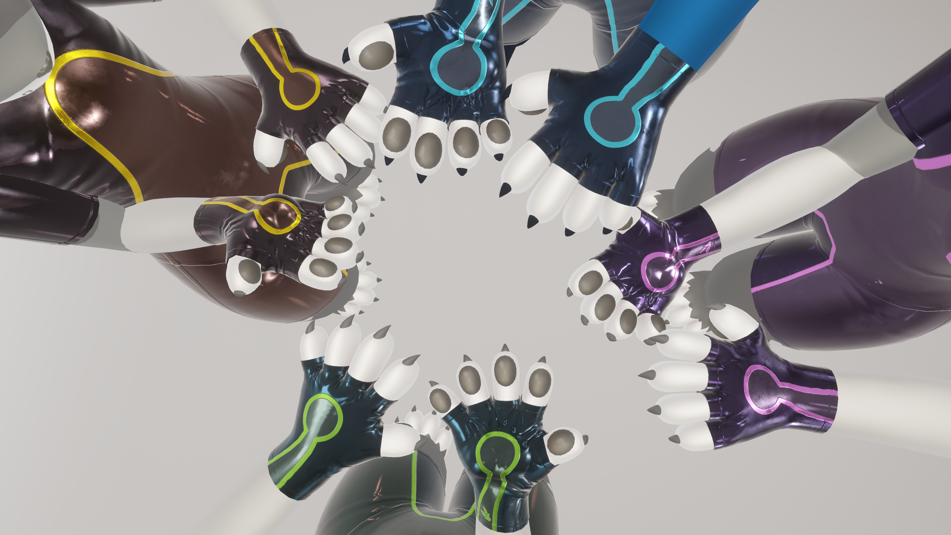 Latex Short Gloves for Mayu - with Ultra Prests!